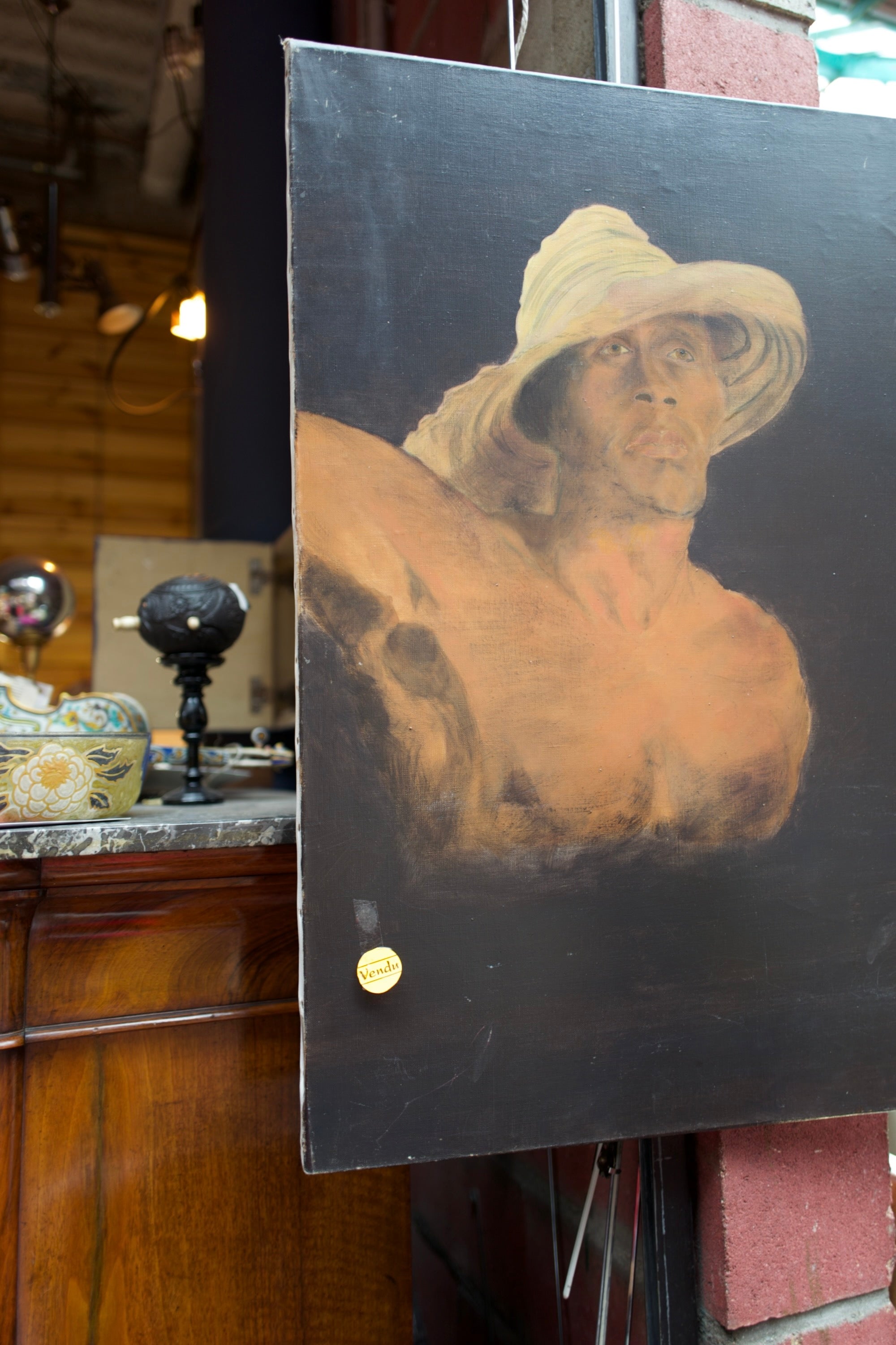Cuban Male Portrait | Oil on Canvas *Signed