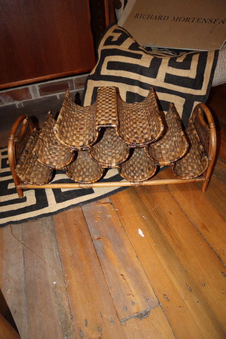 Rattan Wine Rack