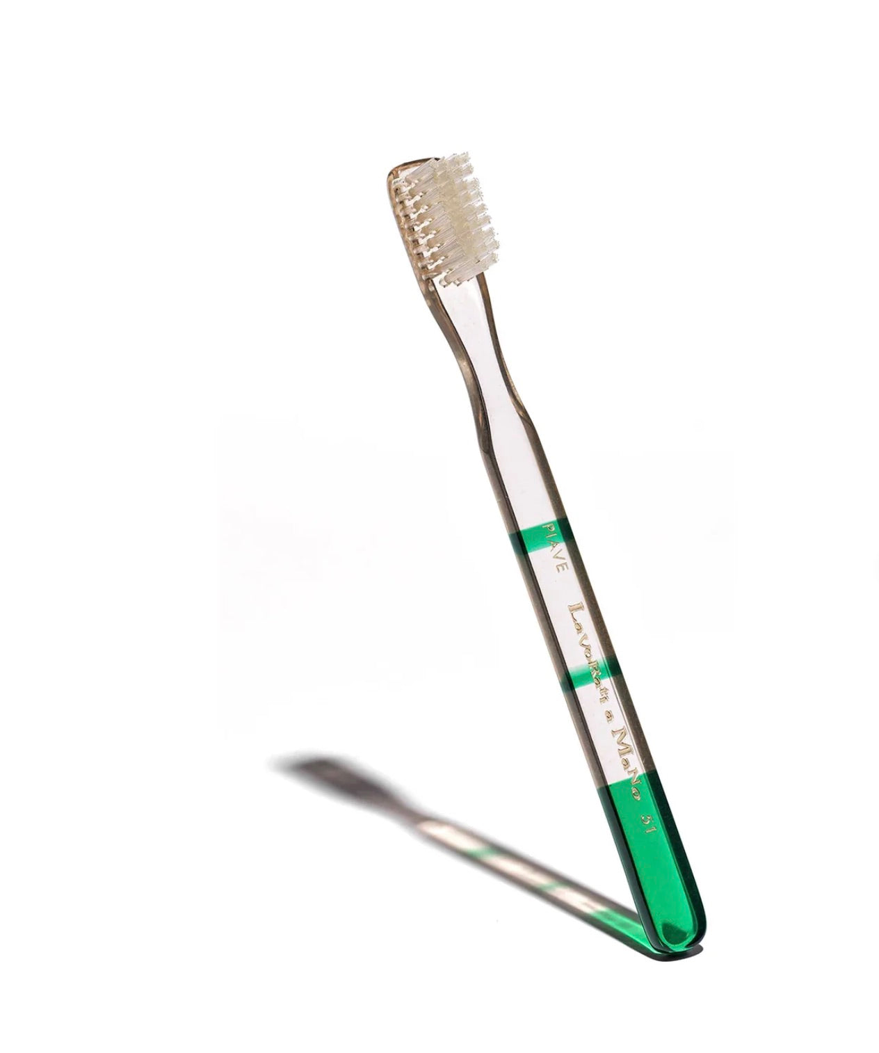 Lavorati a Mano 'Paris' Toothbrush in Green