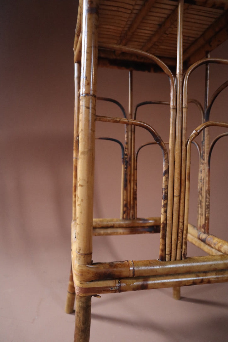 Split Cane Urn Stand