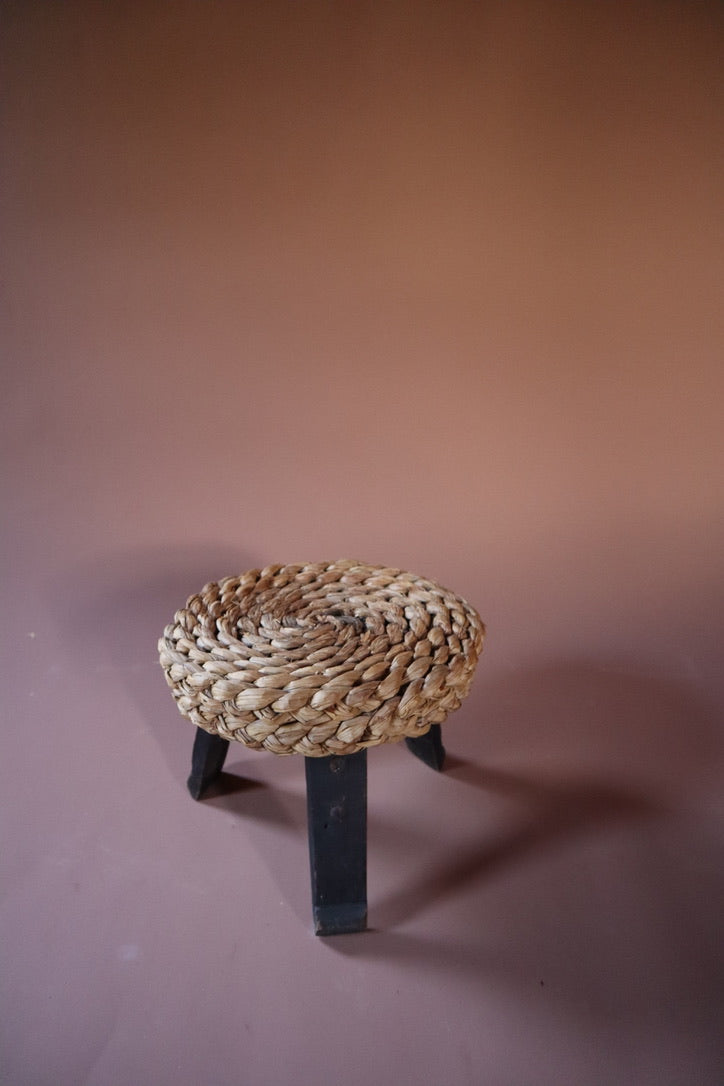 Tripod Rope Chair, Stool & Table set by Adrien Audoux & Frida Minet
