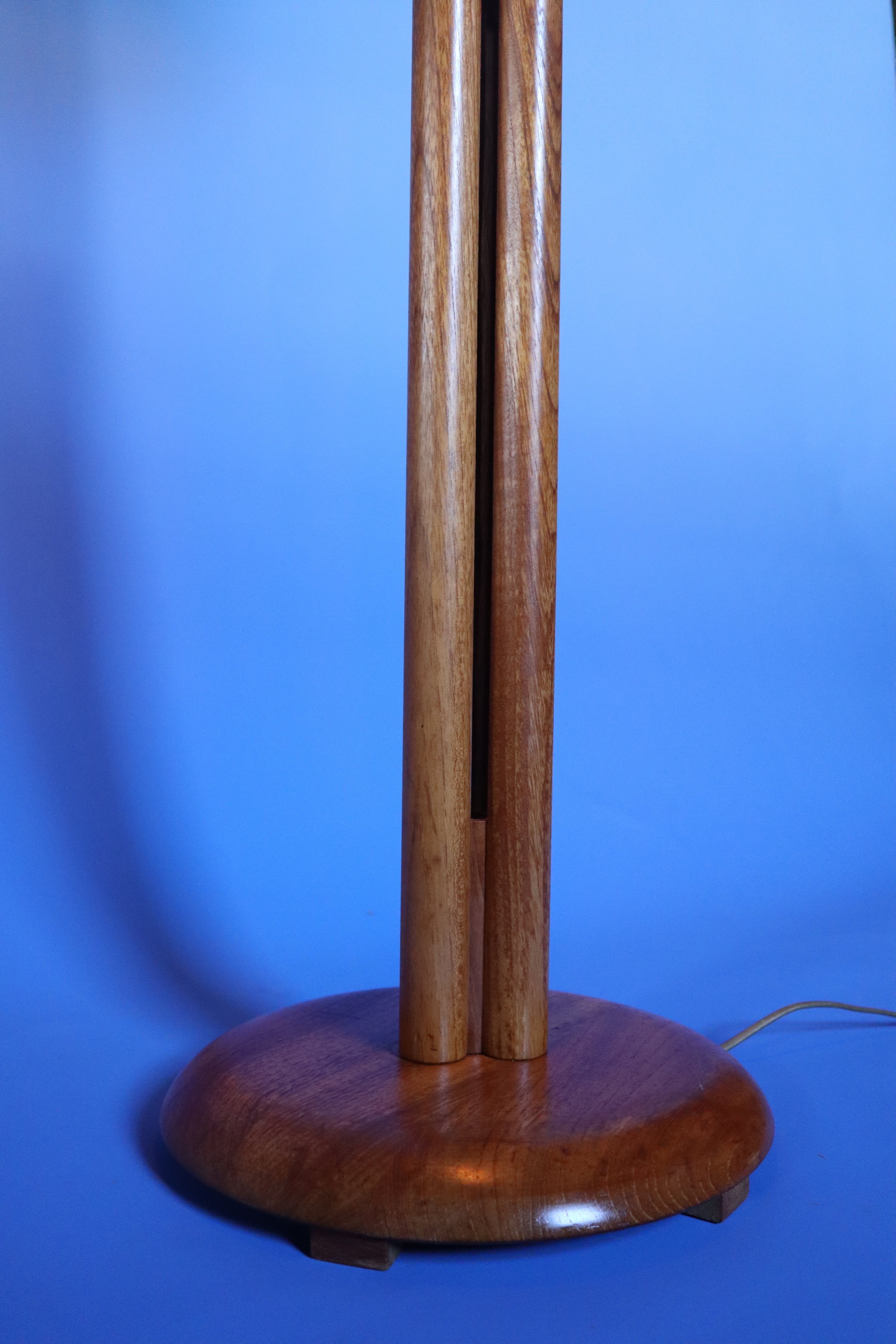 Teak Totem Lamp