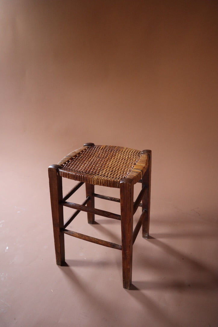 Rattan Woven Stool