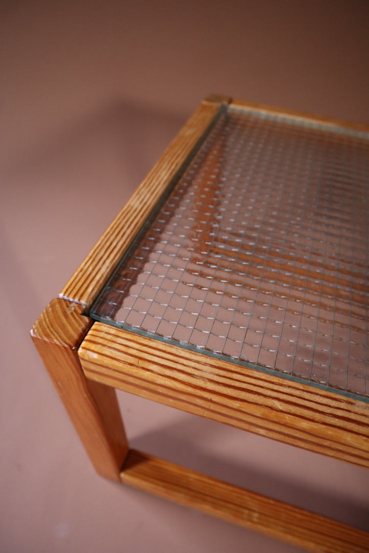 Minimalist Pine Side Table