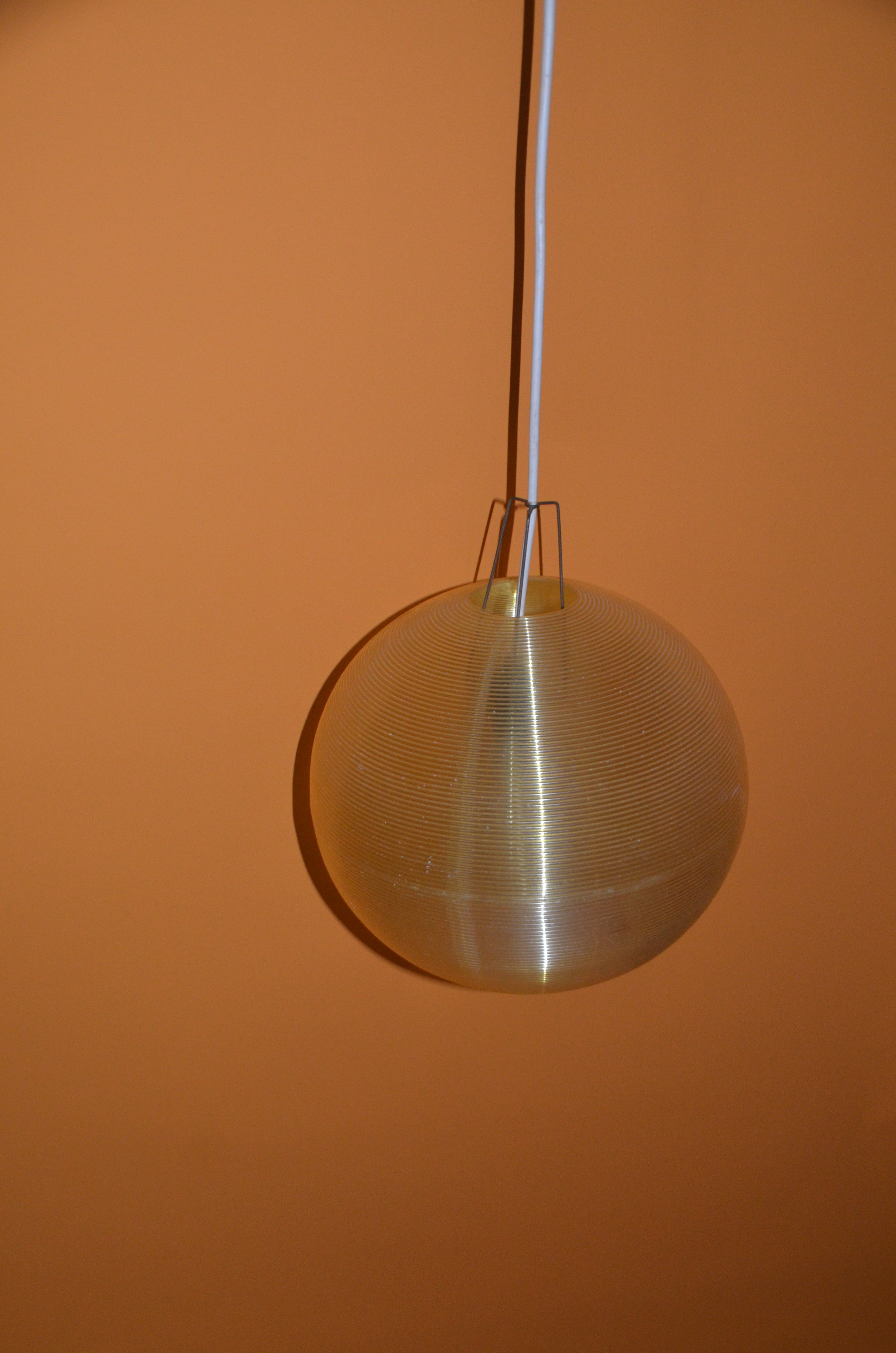 Rotaflex Citron Round Pendant Light