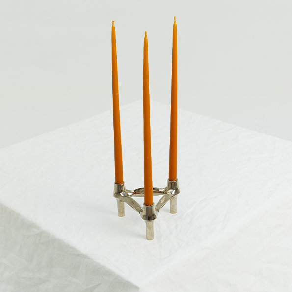 STOFF| Chrome BMF Candle Holder