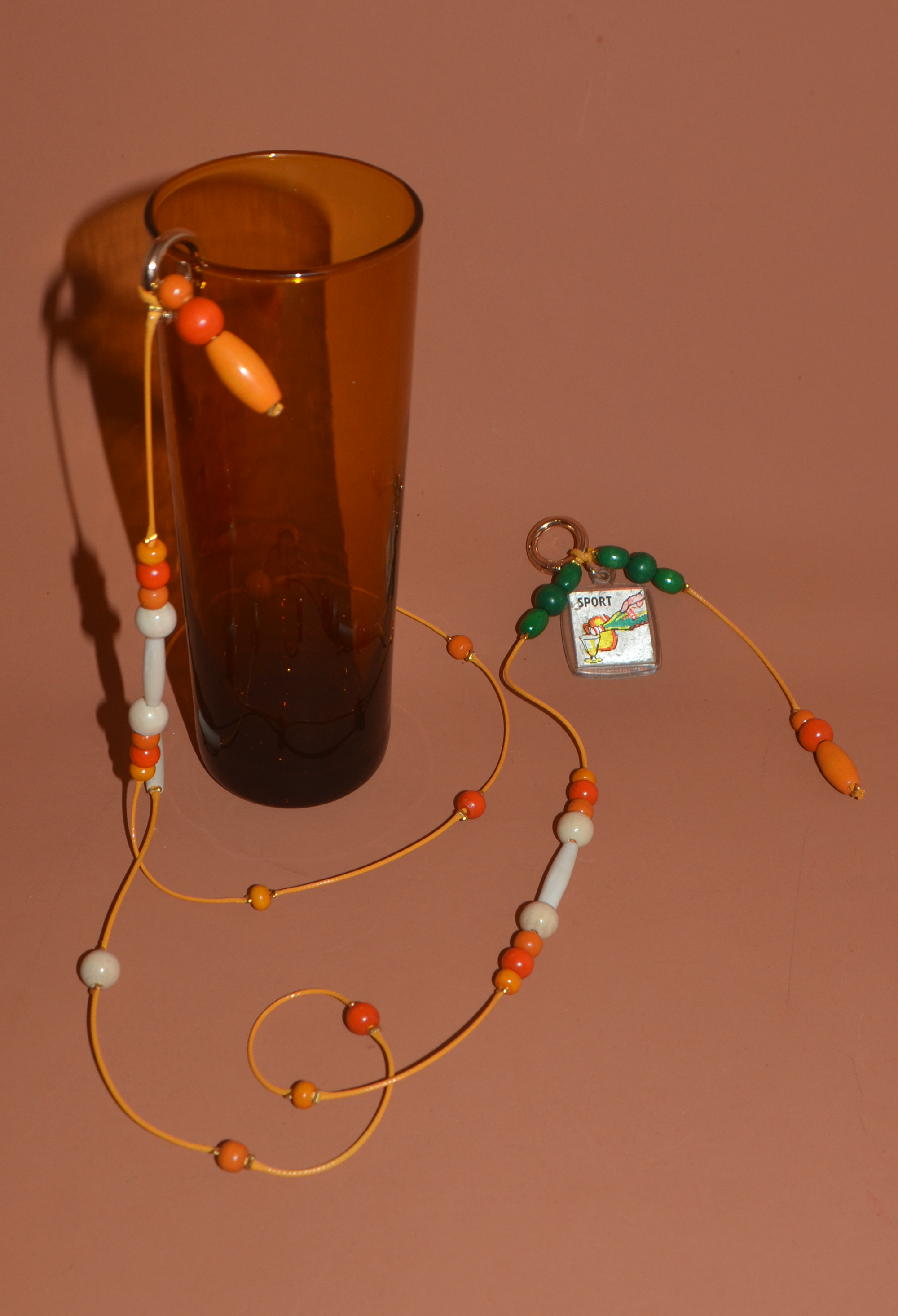 'Berger' Beaded Cross Body Strap