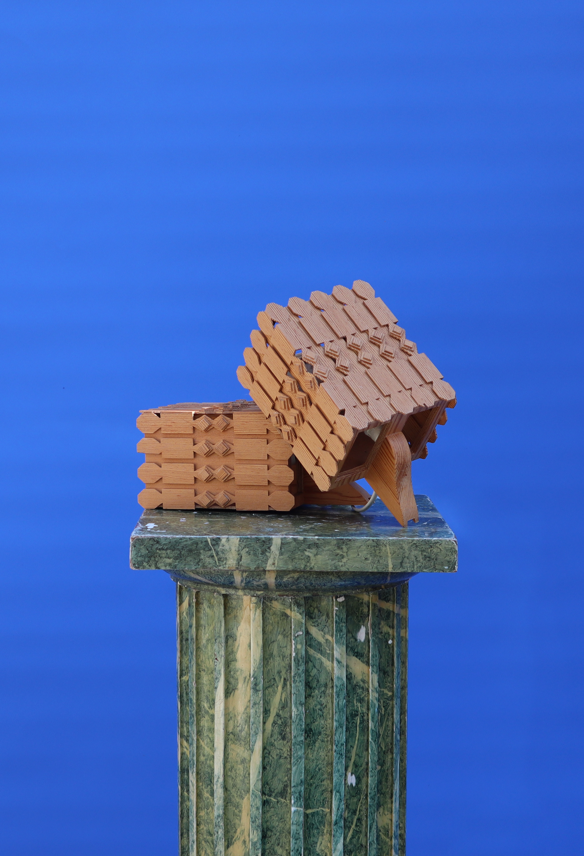 Pair of Brutalist Light Sconce