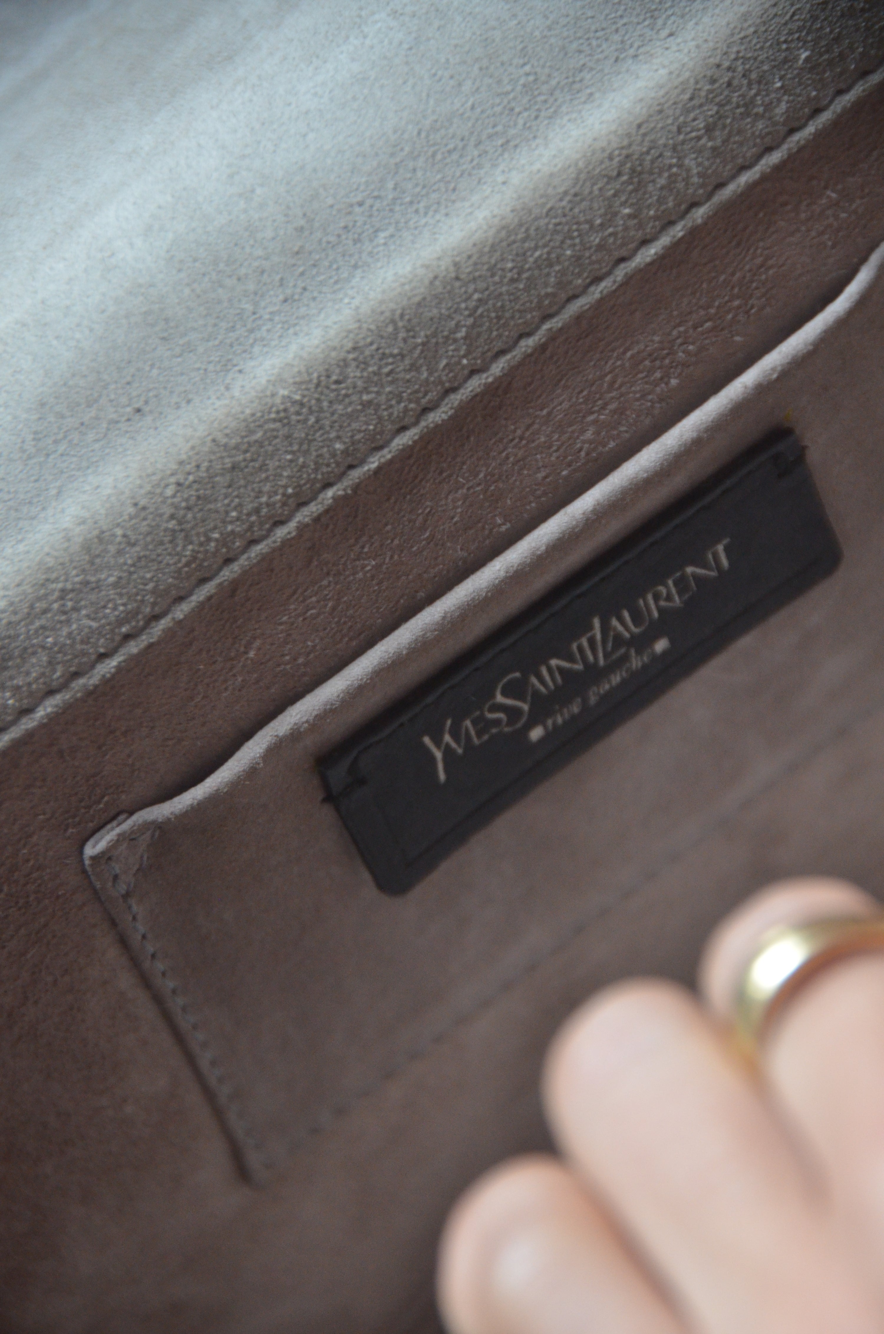 Rive Gauche Plate Python Chain Bag | Saint Laurent