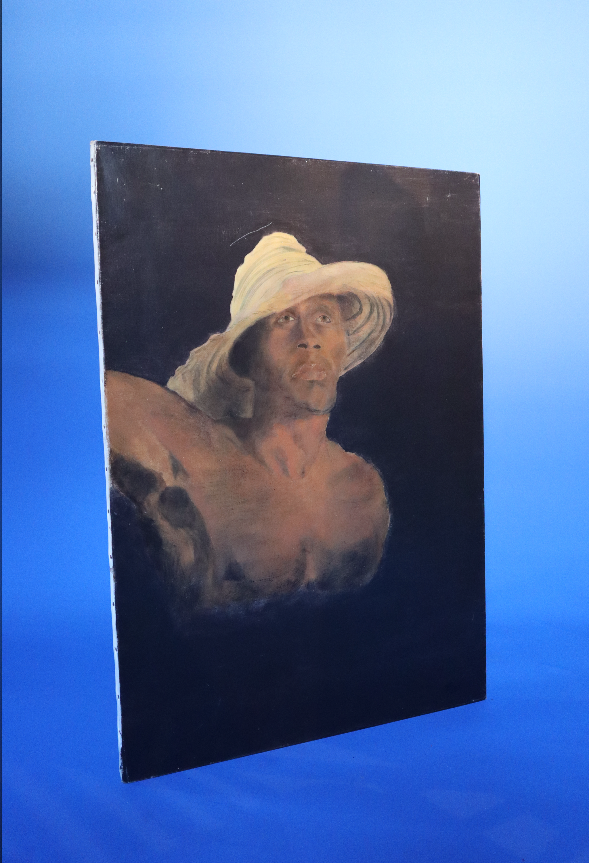 Cuban Male Portrait | Oil on Canvas *Signed