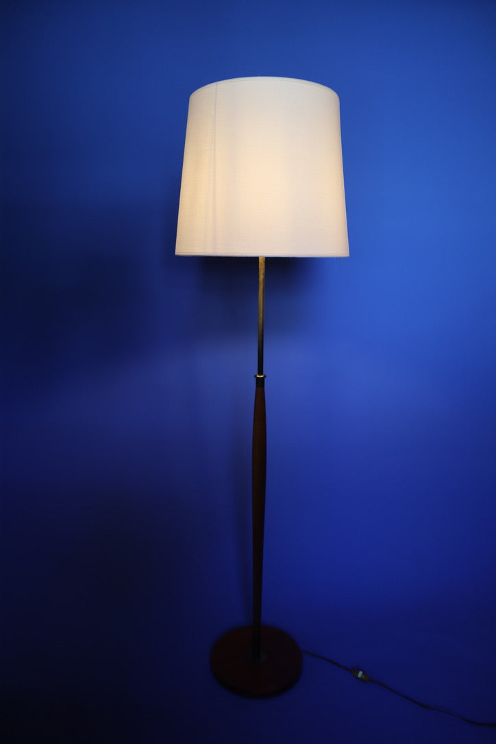 Tall Teak Lamp