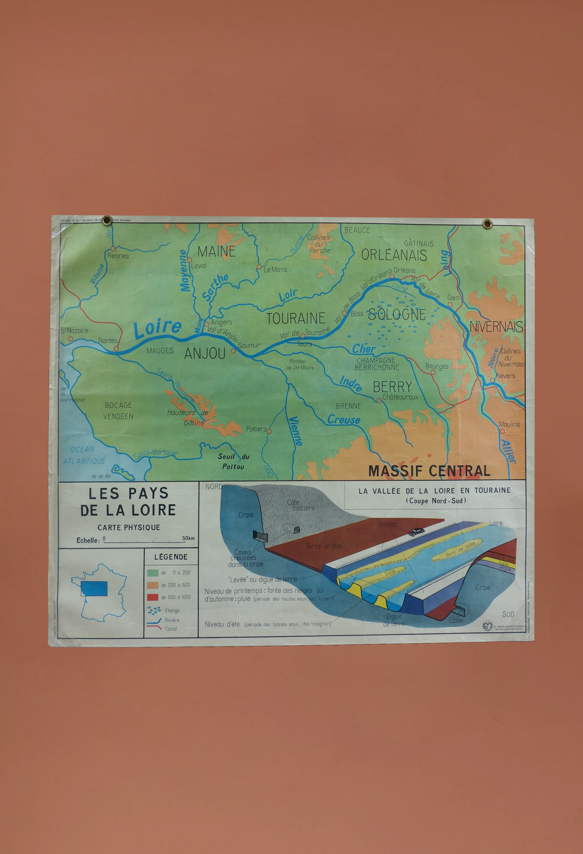 Les Pays De La Loire/ Bretagne Et Vendée Cartographie