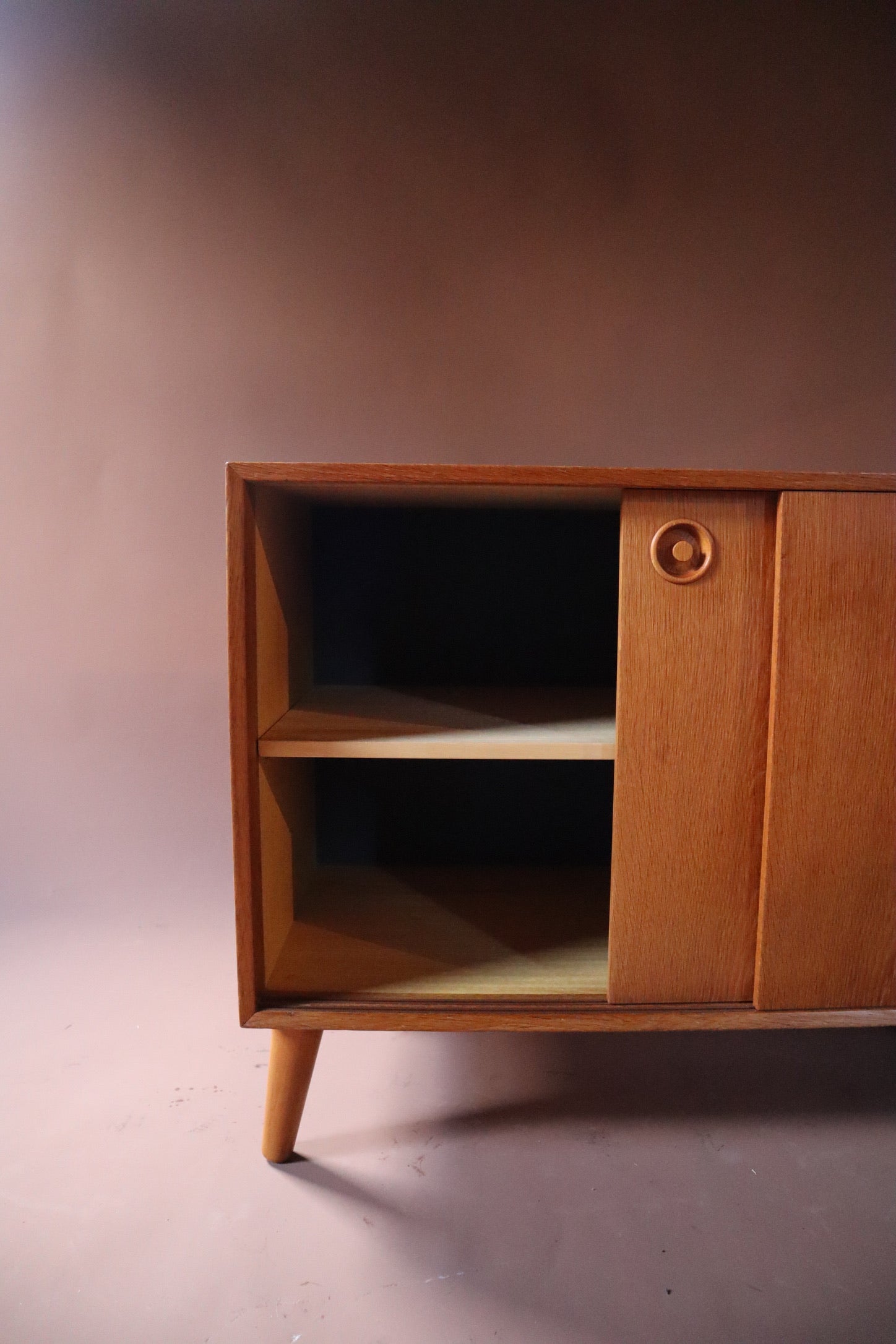 Low Oak Sideboard