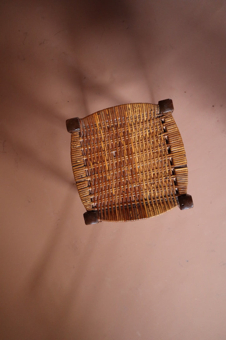 Rattan Woven Stool