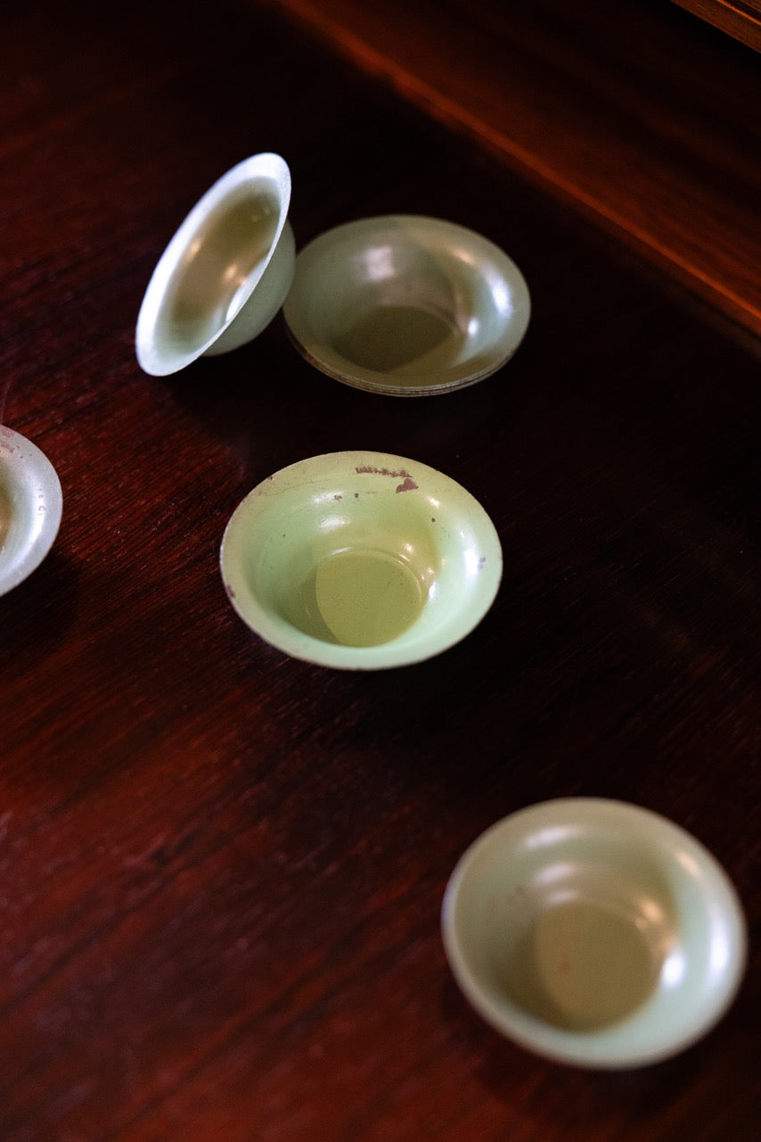 Petit Vert Enamel  Dish