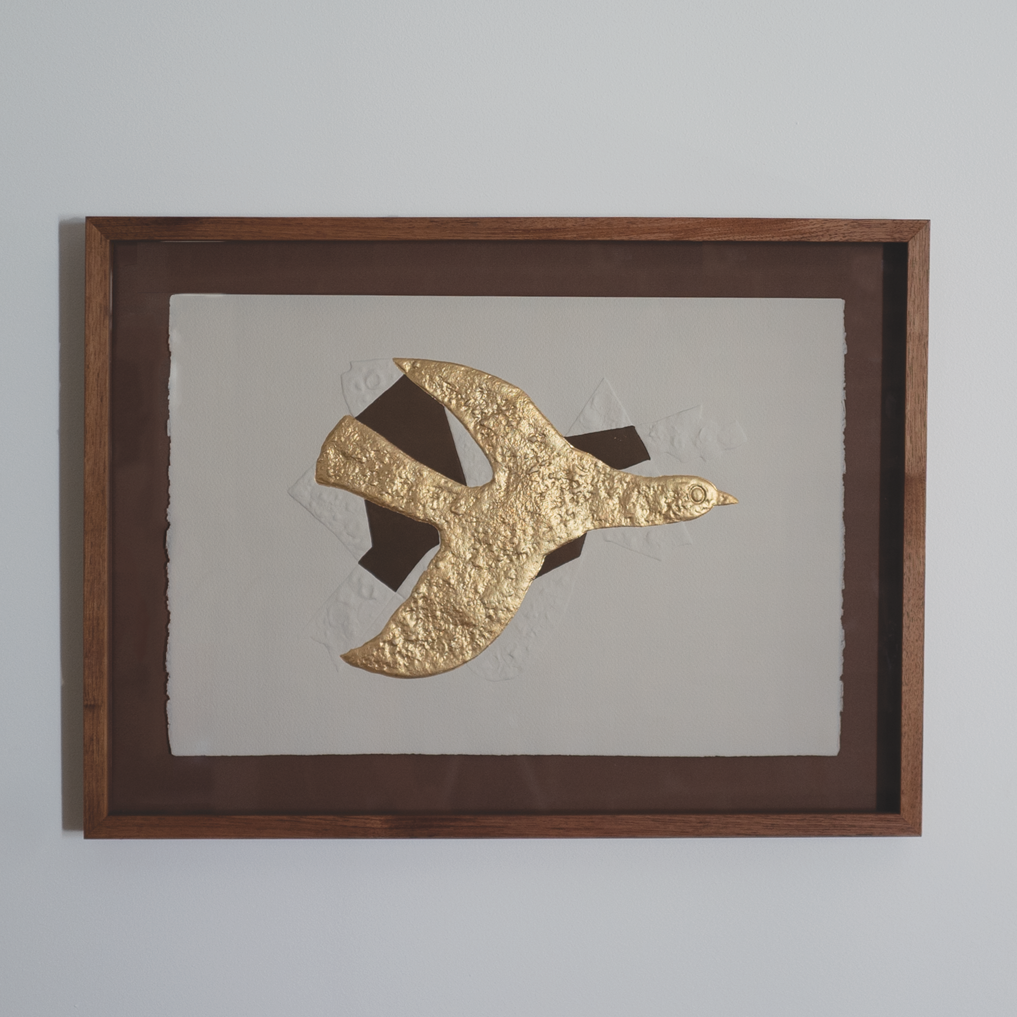 L'Oiseau d'Or Gold Embossed Etching | Georges Braque