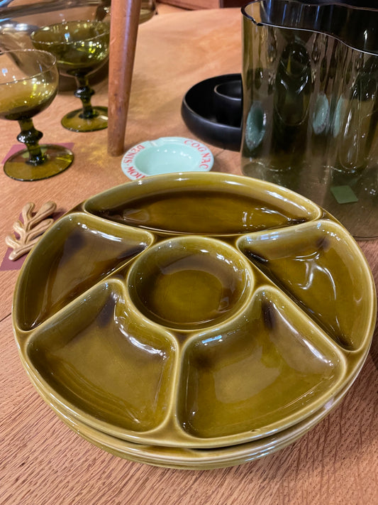 Olive Gien Crudite Plates