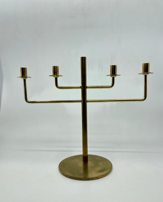 Vintage 1960s HANS AGNE JAKOBSSON brass candle holder