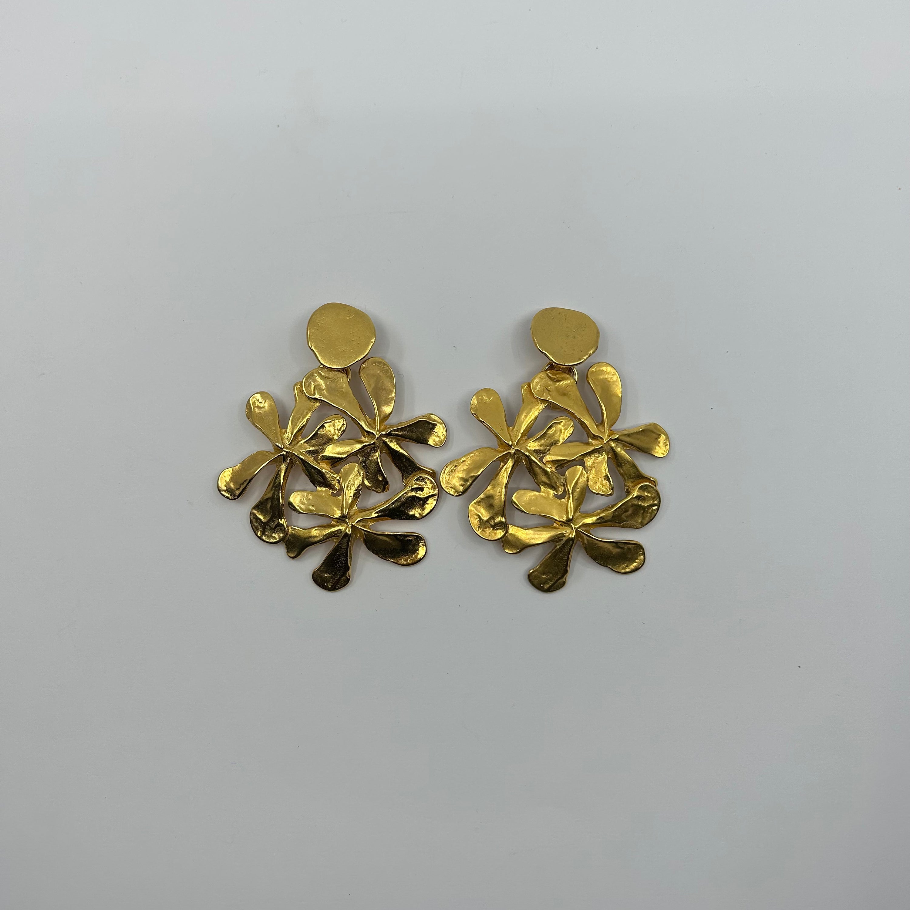 Free Form Flower Earrings