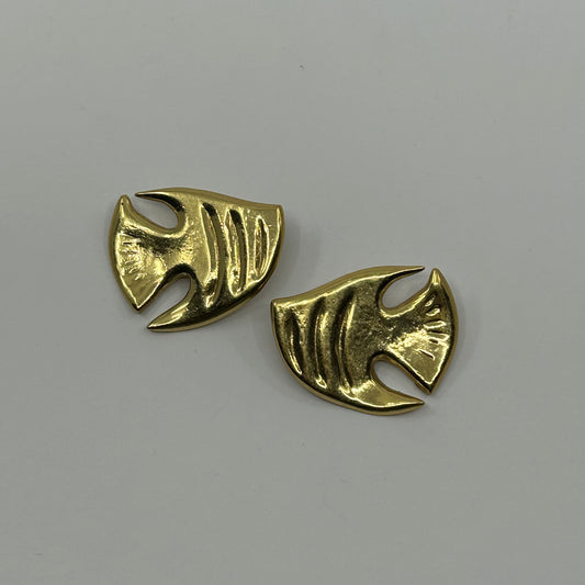 'YSL' Tropical Fish Earrings