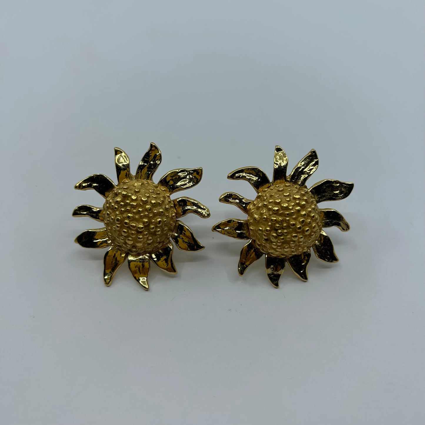 'YSL' Sunflower Earrings
