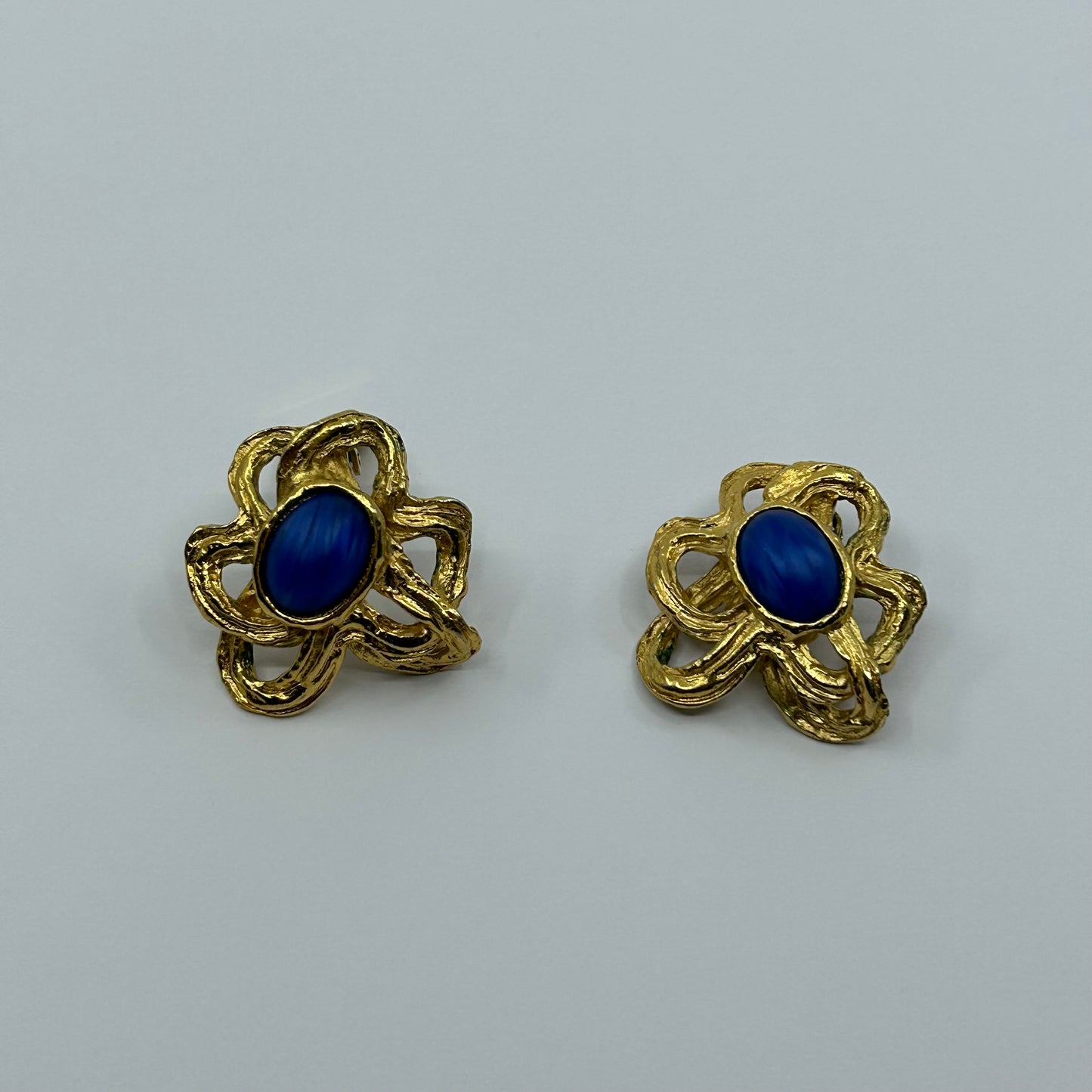 Organic Lapis Lazuli Earrings