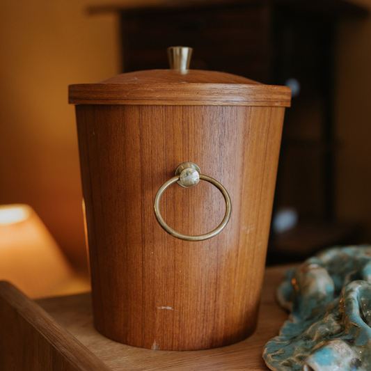 Teak Ice Bucket