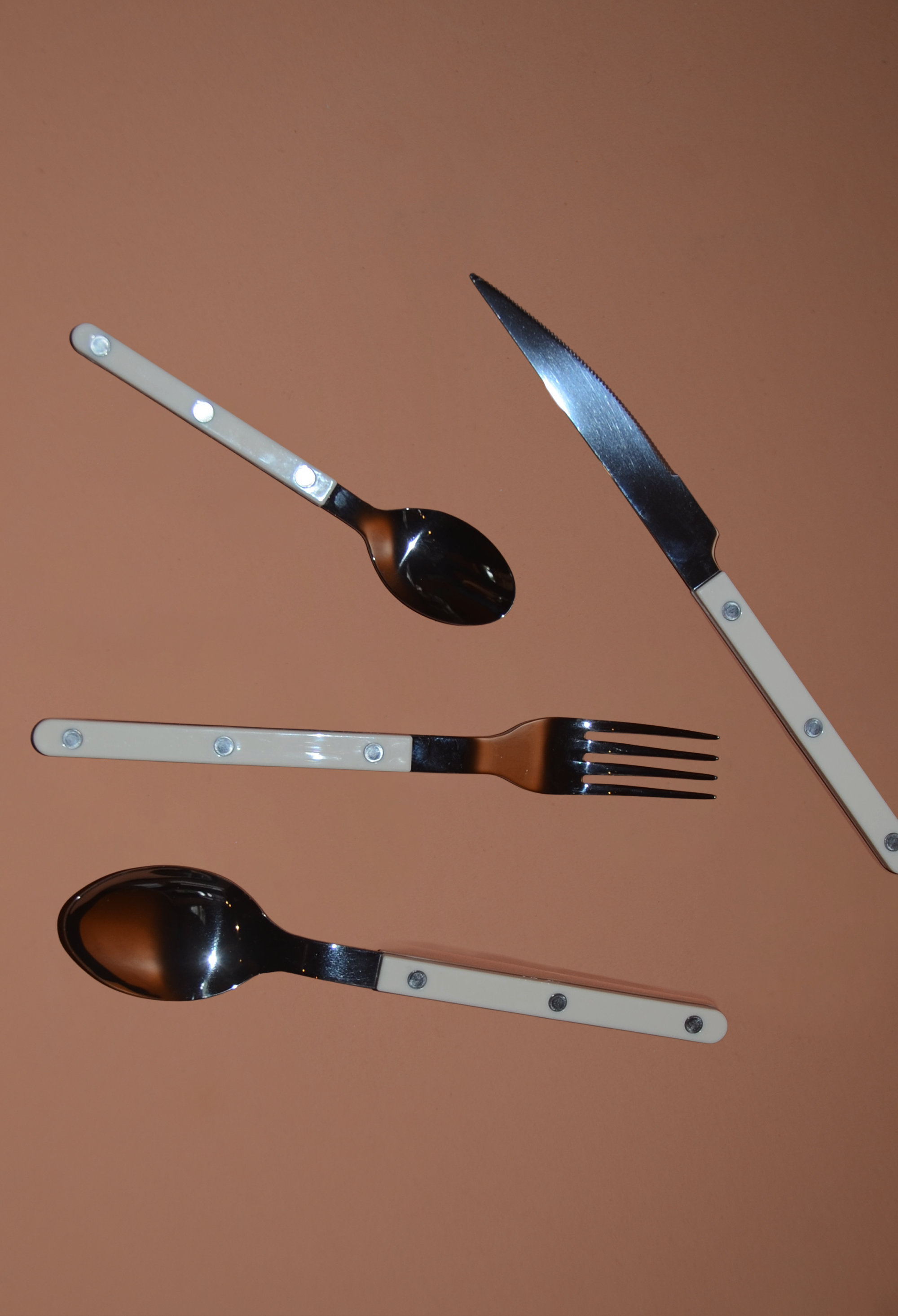 24pc Bistrot Cutlery Set | Ivory