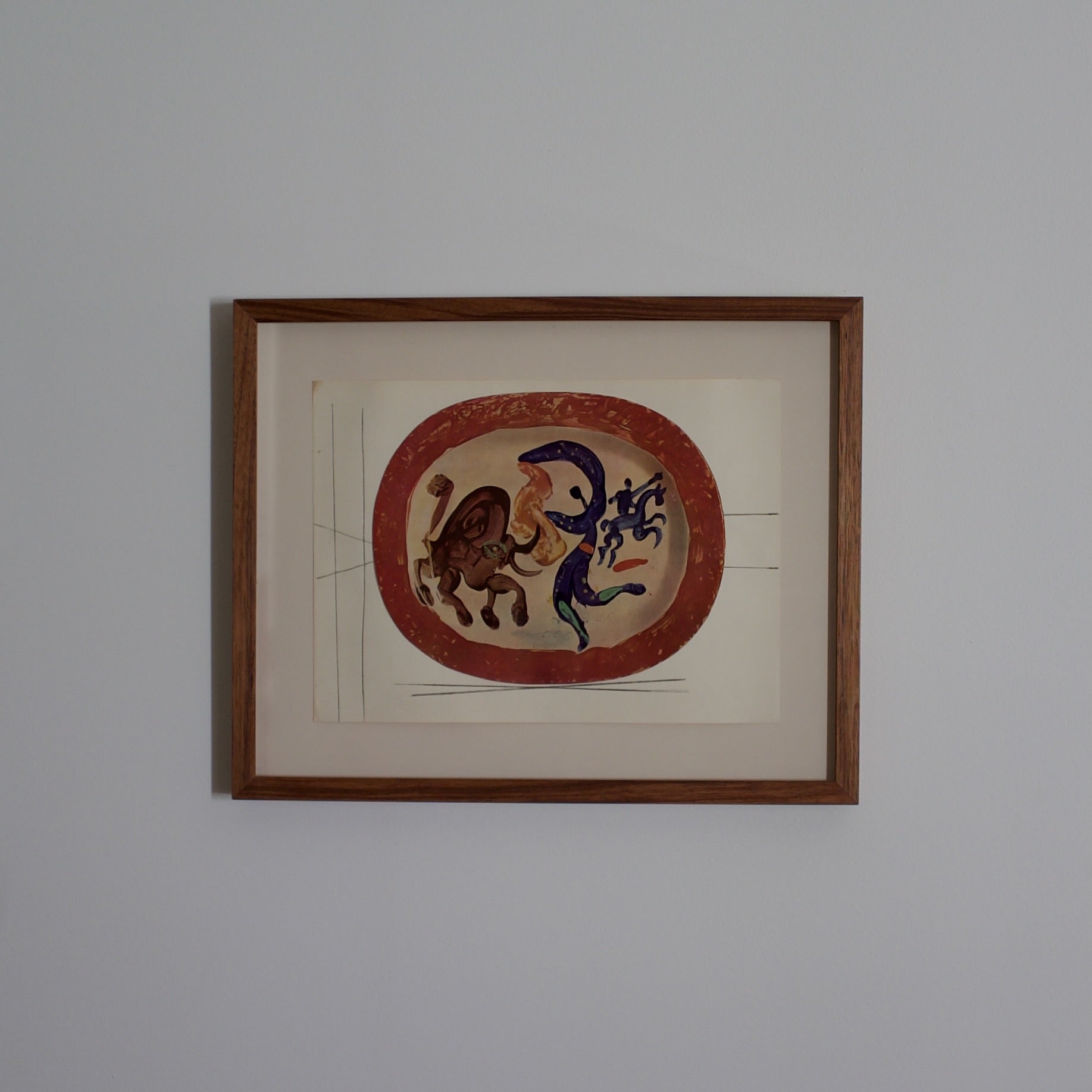 Matador & A Bull Lithograph | Picasso