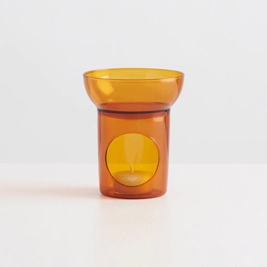 MAISON BALZAC| Amber Glass Oil Burner