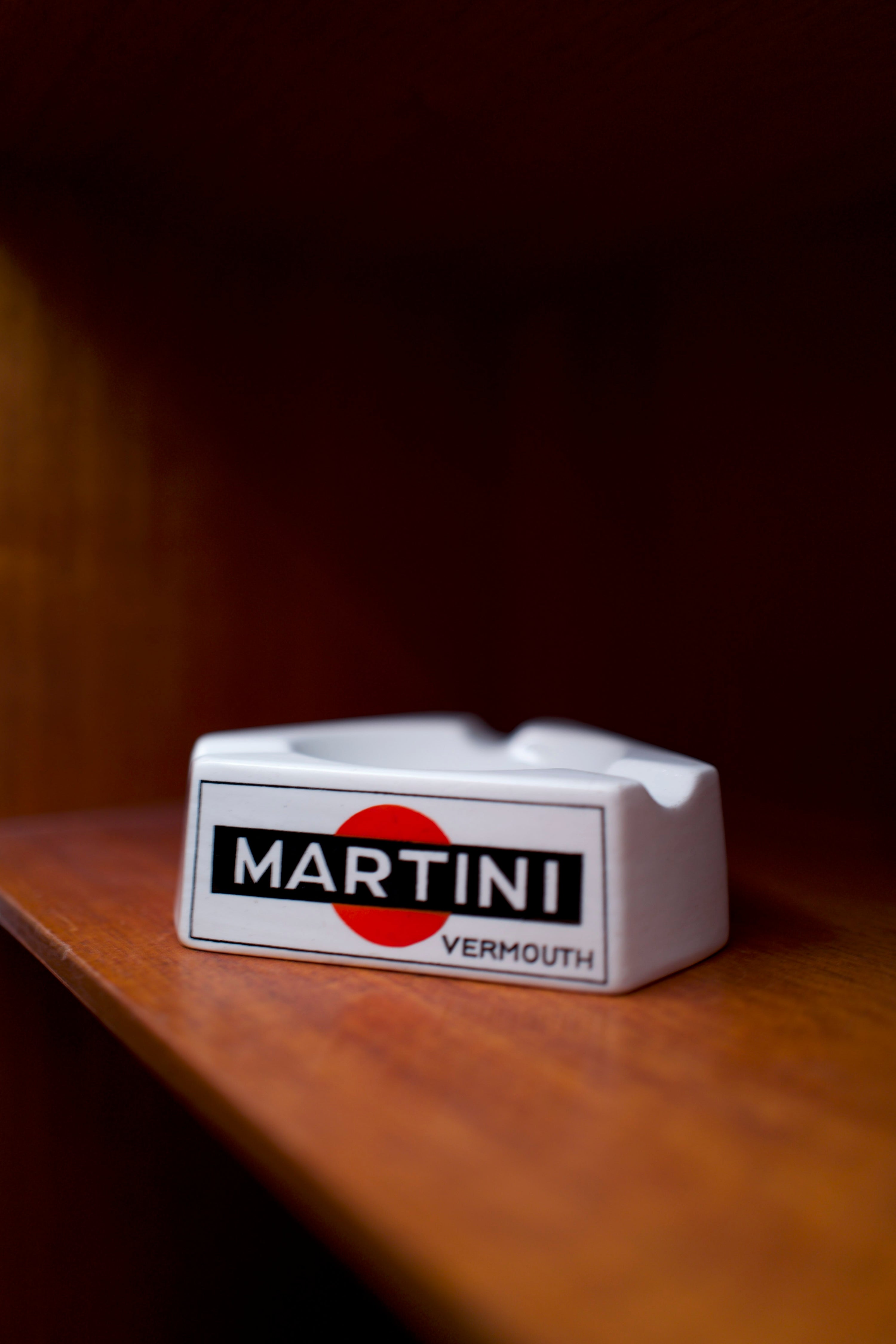 'Shaken Not Stirred' Martini Rossi Ashtray