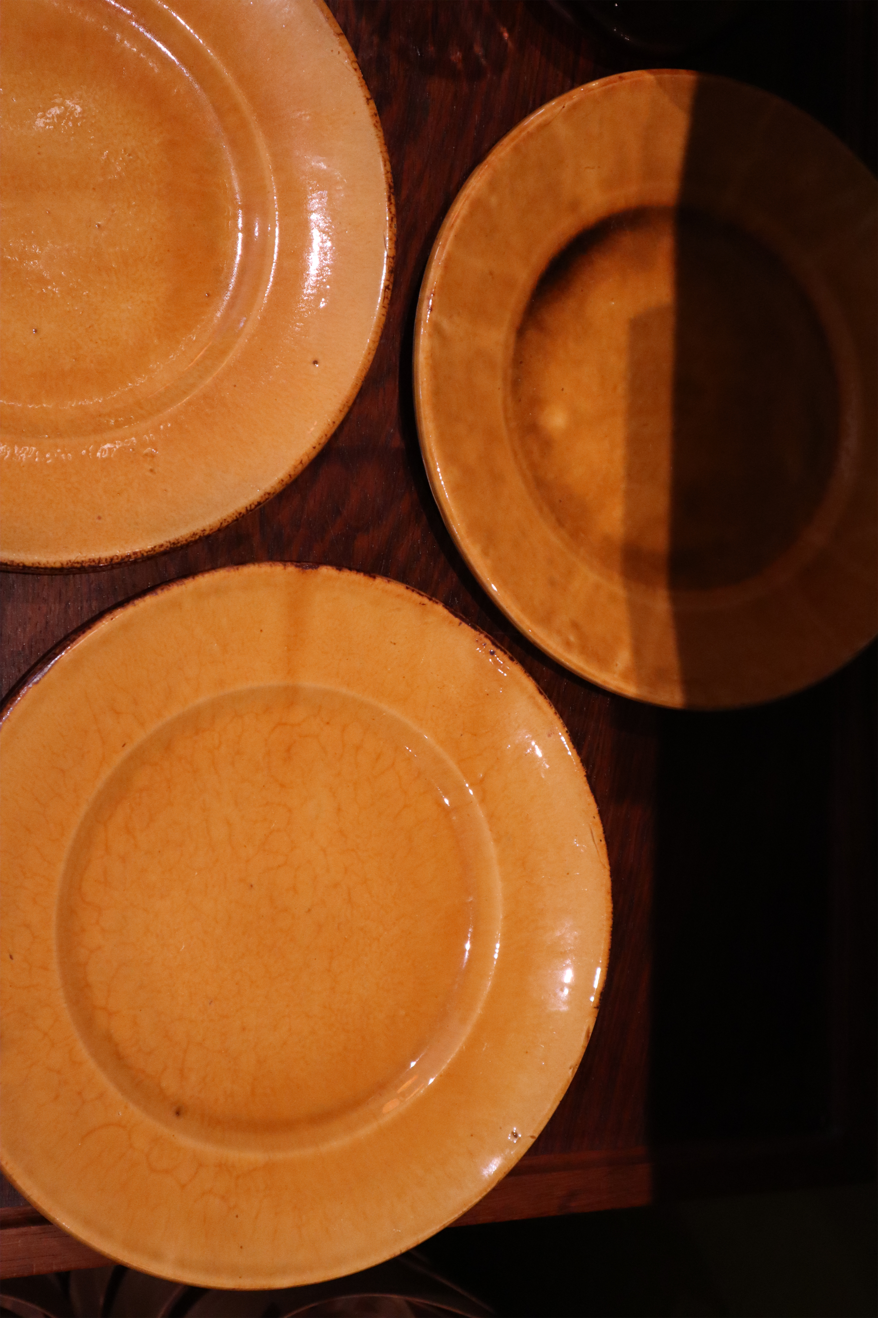 Ochre Vallauris Ceramiche Plates
