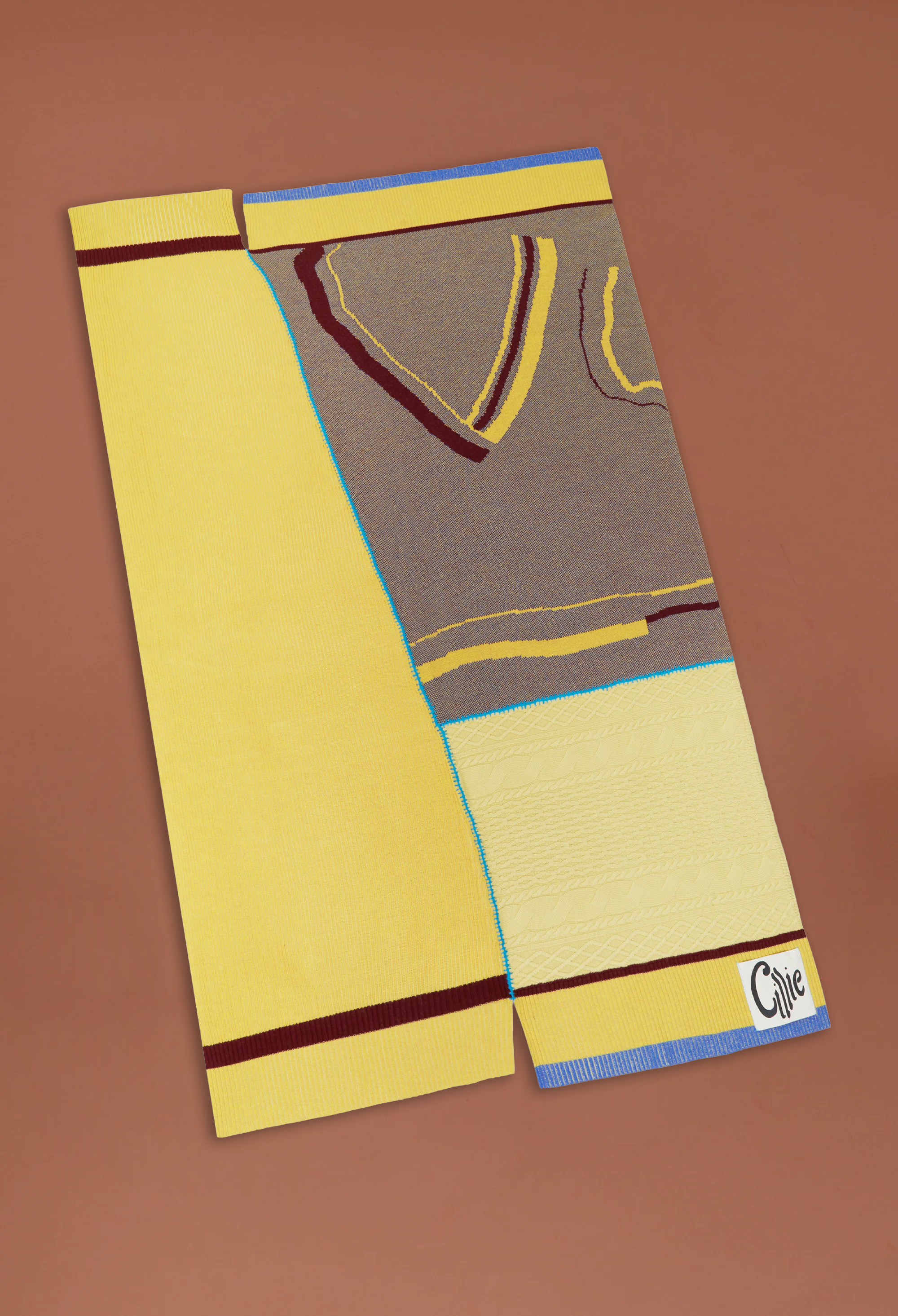 Knitted Inverse Throw | Cedrat