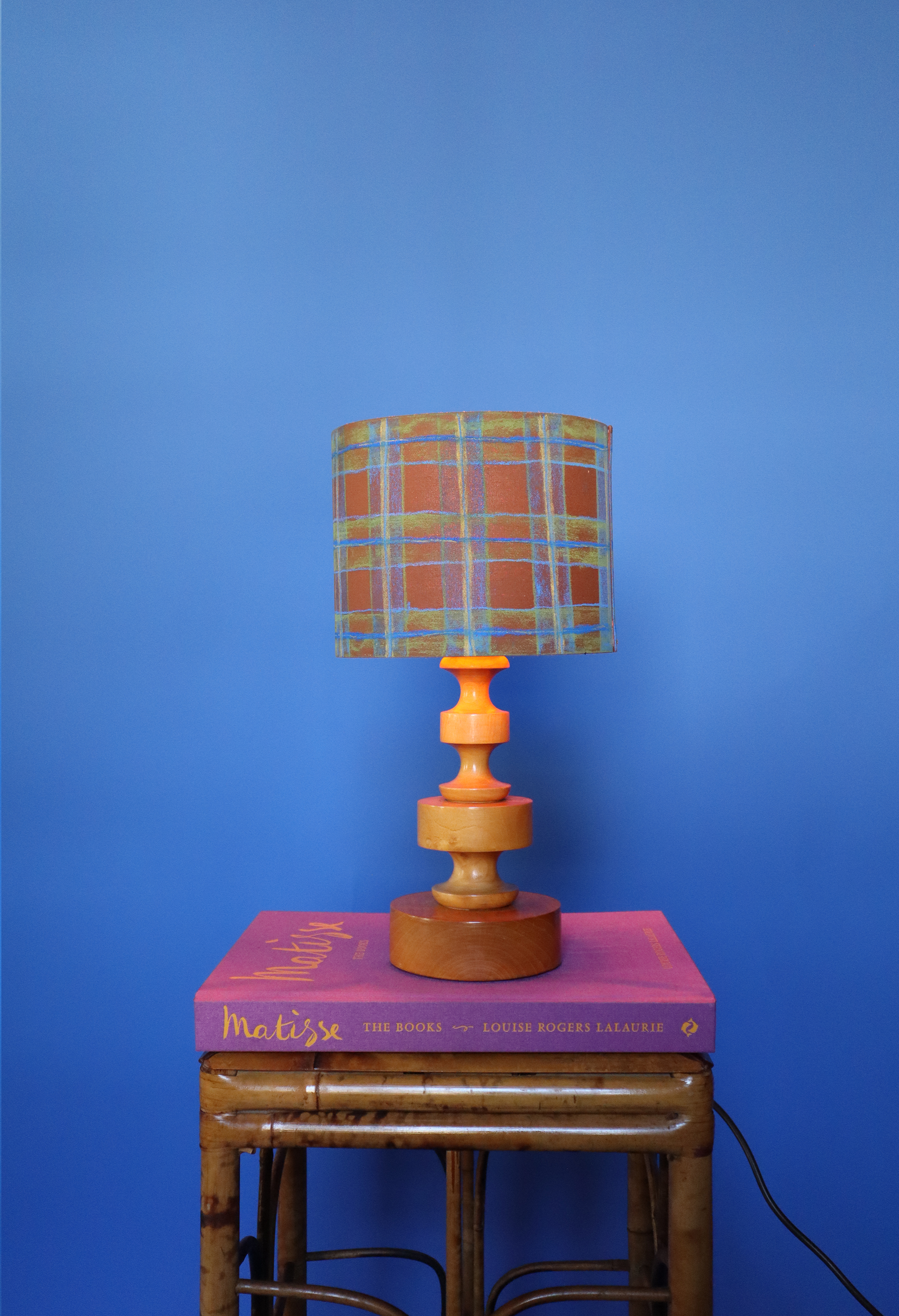 Bishop Lamp with 'Yves Picnic' Lampshade