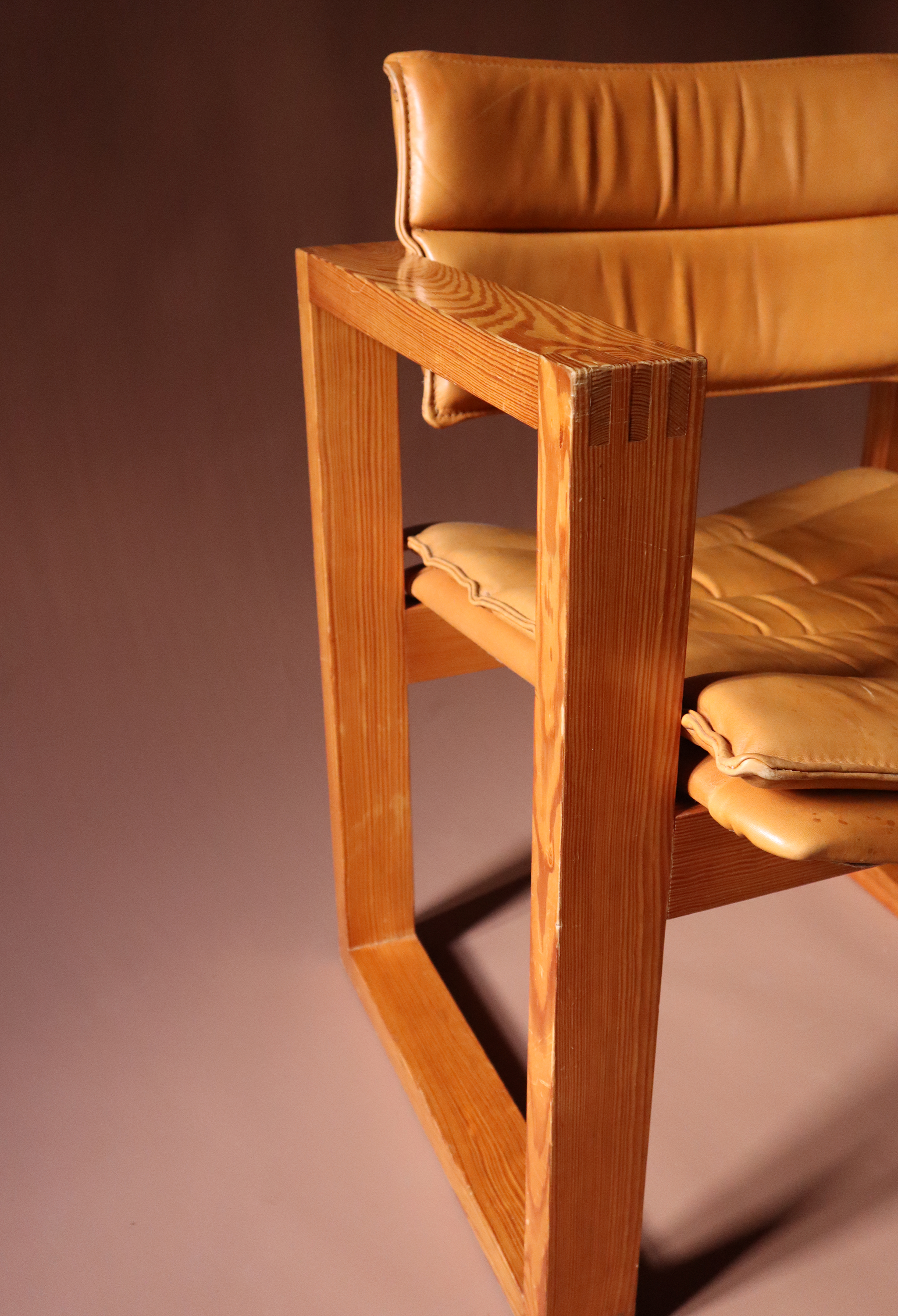 Cubic Pine Armchair by Ate Van Apeldoorn