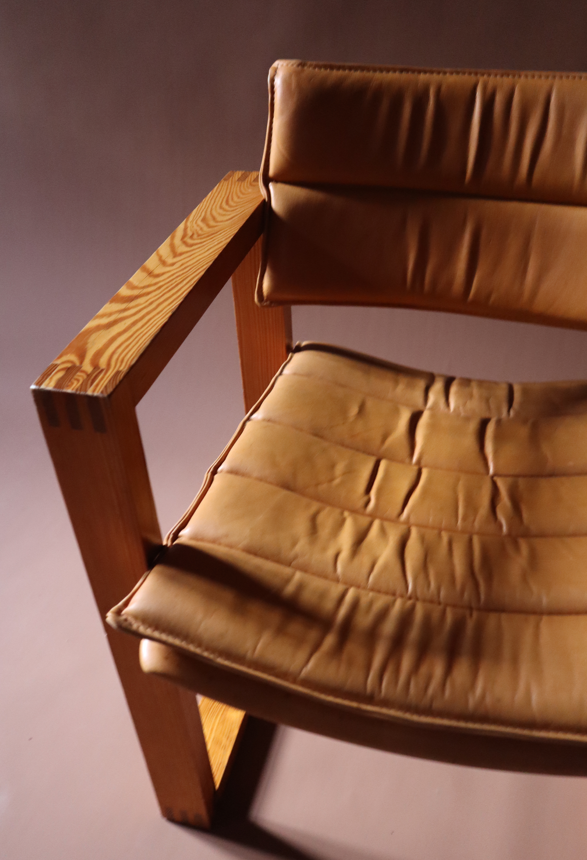 Cubic Pine Armchair by Ate Van Apeldoorn