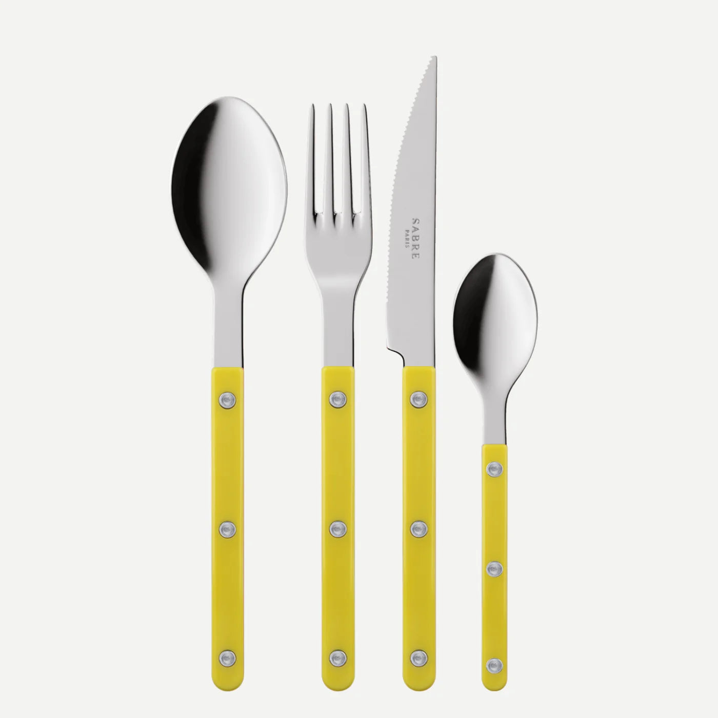 SABRE| 24pc Bistrot Cutlery Set | Yellow