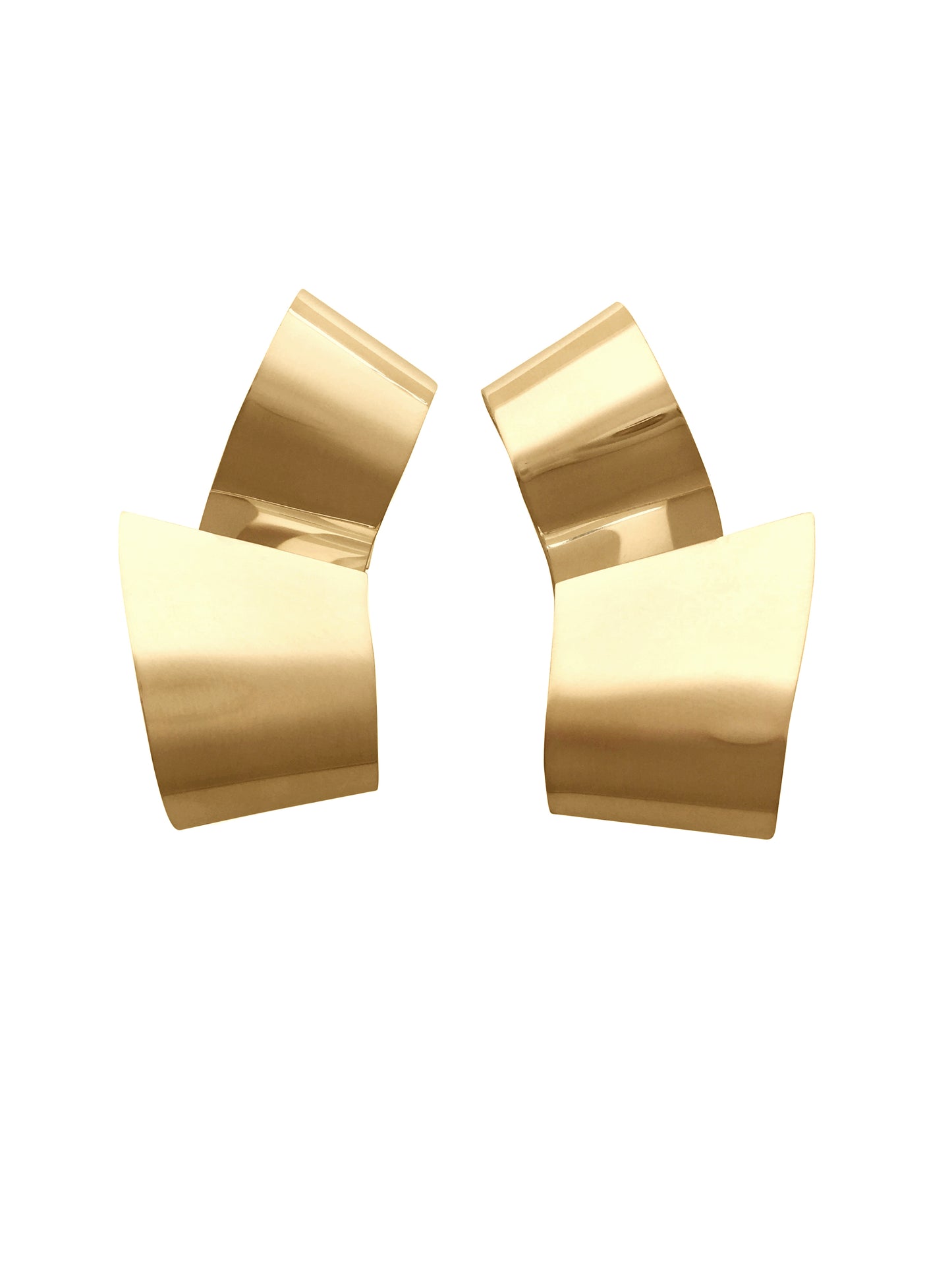 SARA ROBERTSSON | SLANT Earrings – Vermeil