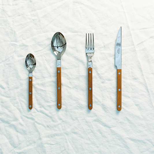 SABRE|24pc Bistrot Cutlery Set | Teak