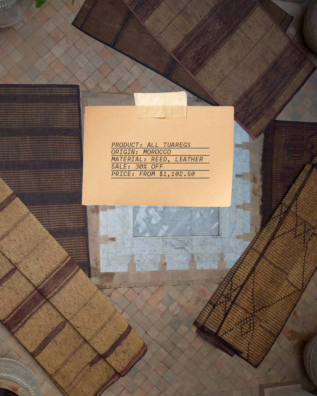 Tuareg Rug | Tribal Motifs