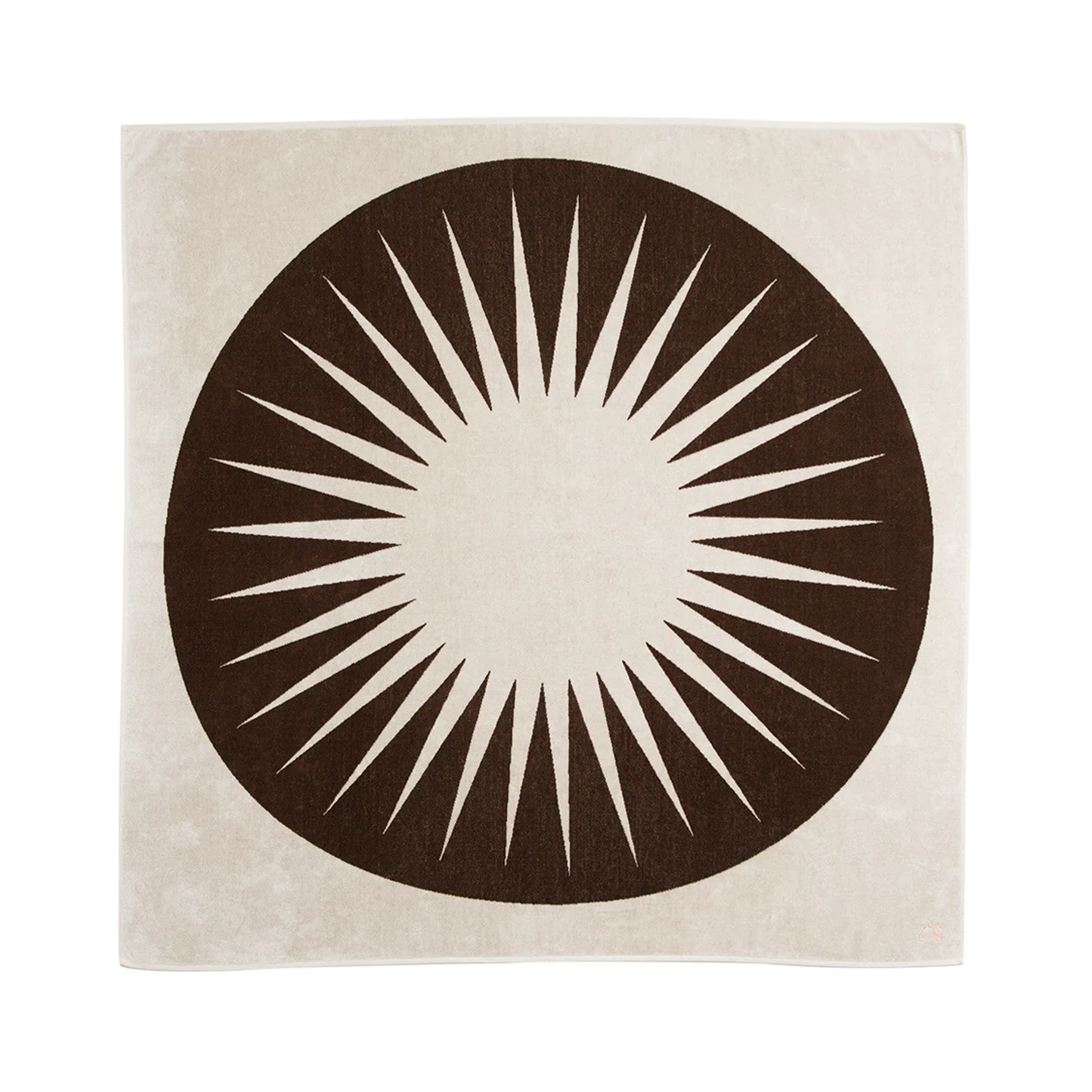 THE AVALON| Modern Love Chocolate Double Towel