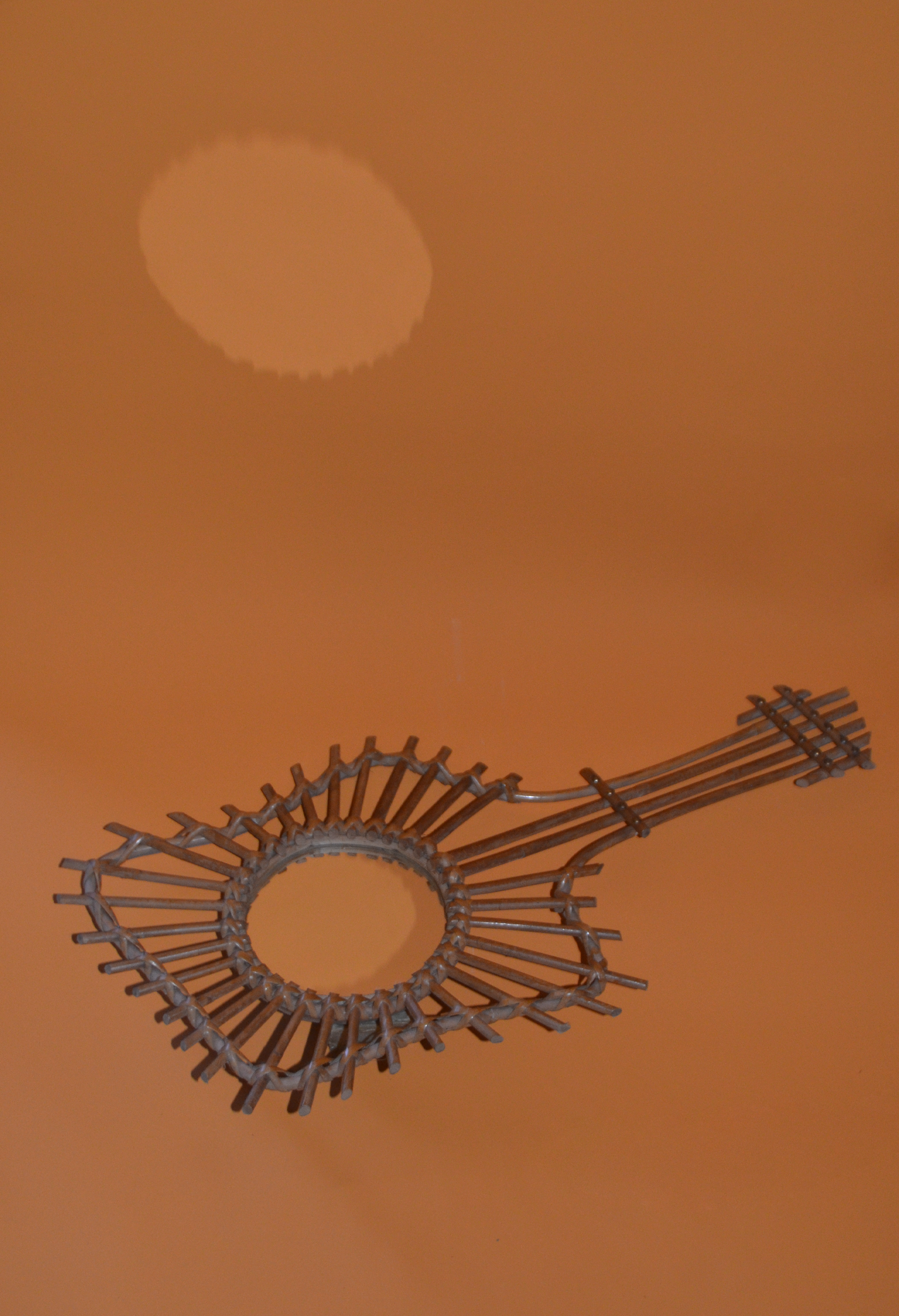 Asymmetrical Cane Mirror