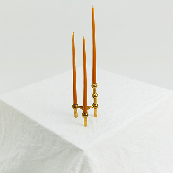 Brass Nagel Candle Holder