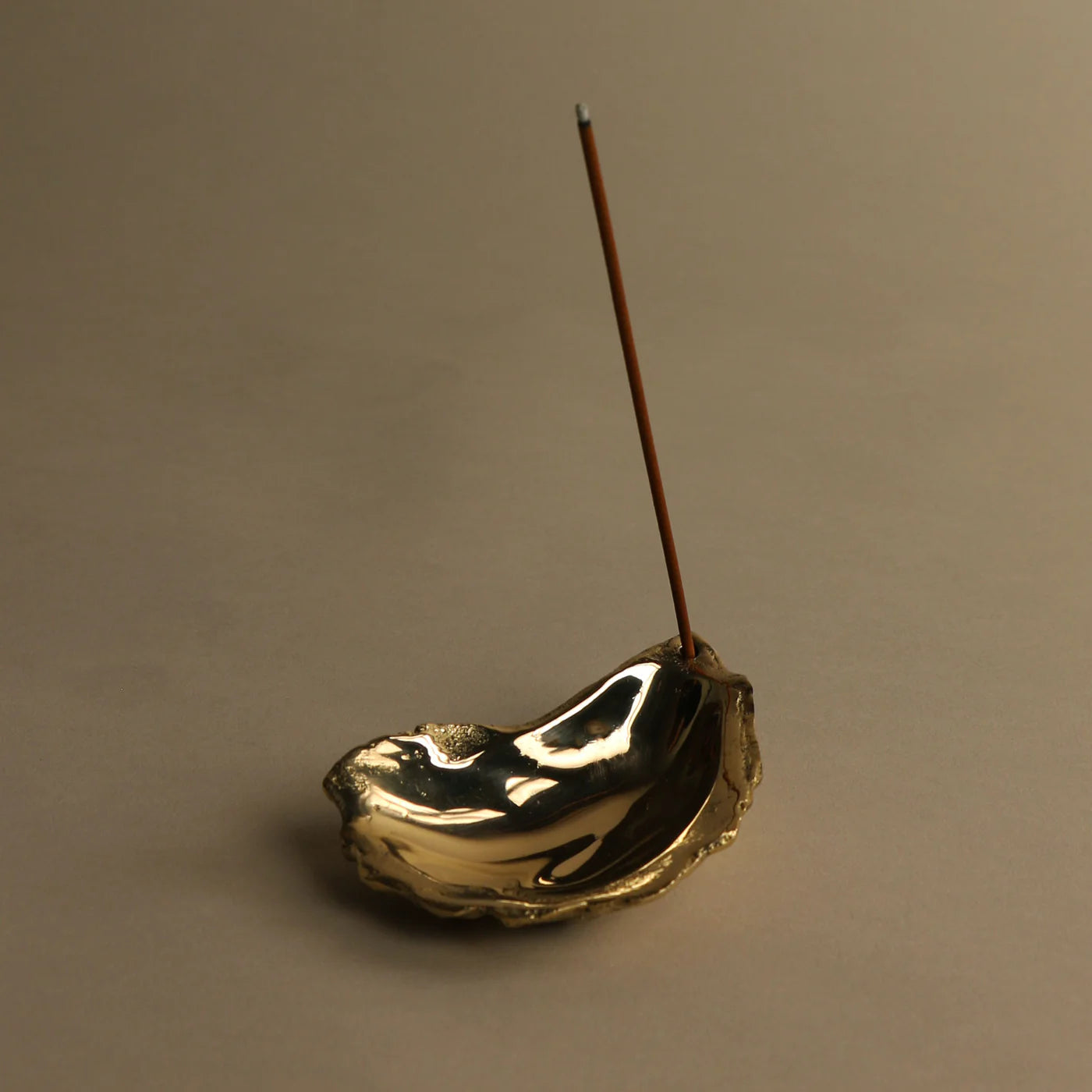 Brass Oyster Incense Holder