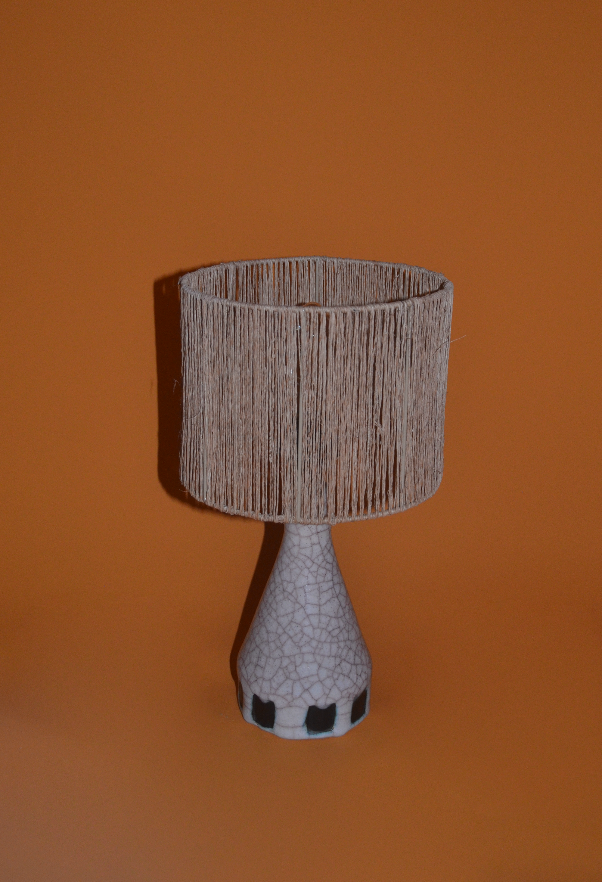 Ceramic Cracked Effect Lamp Base