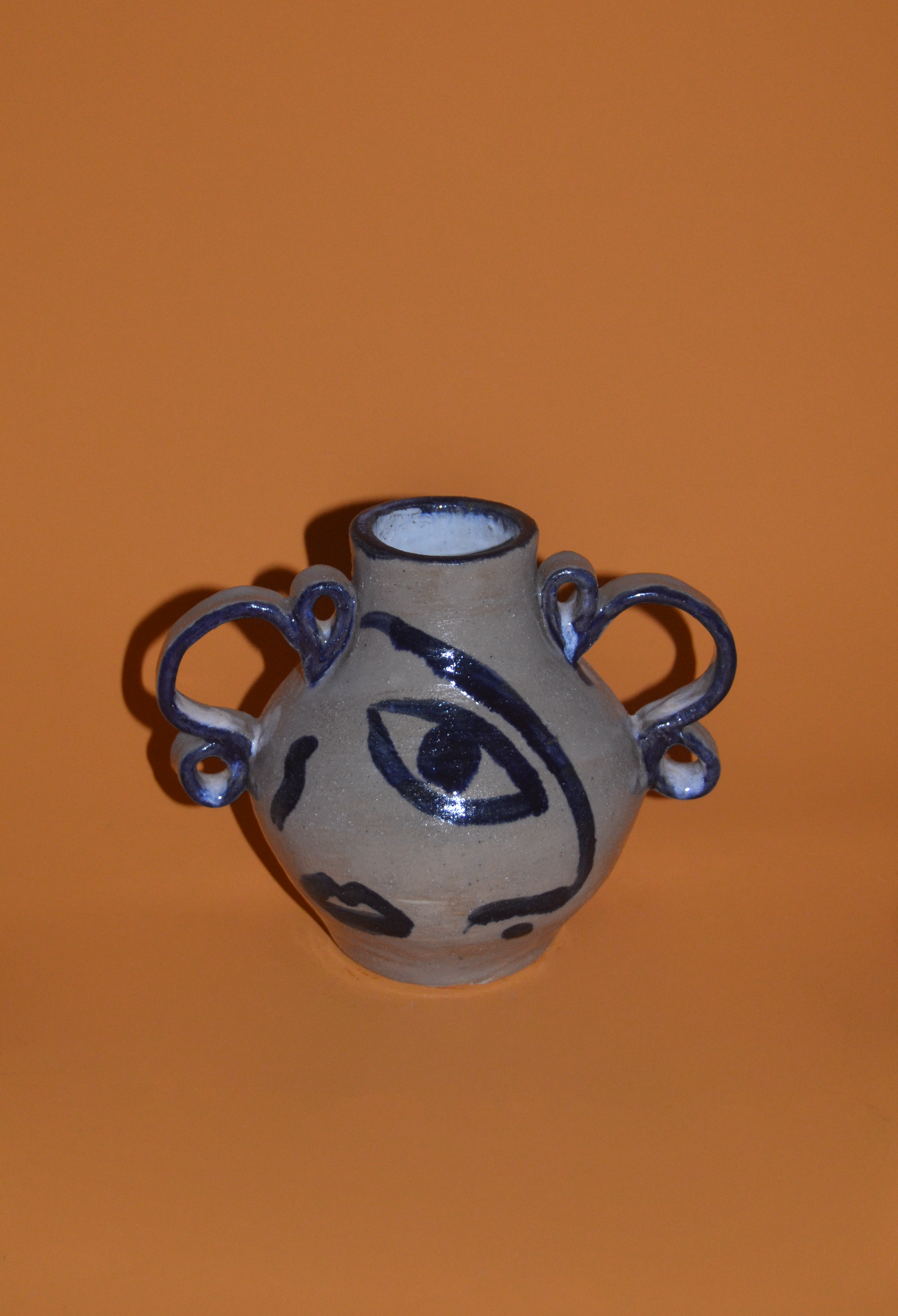 Ceramic Blue Vase 1