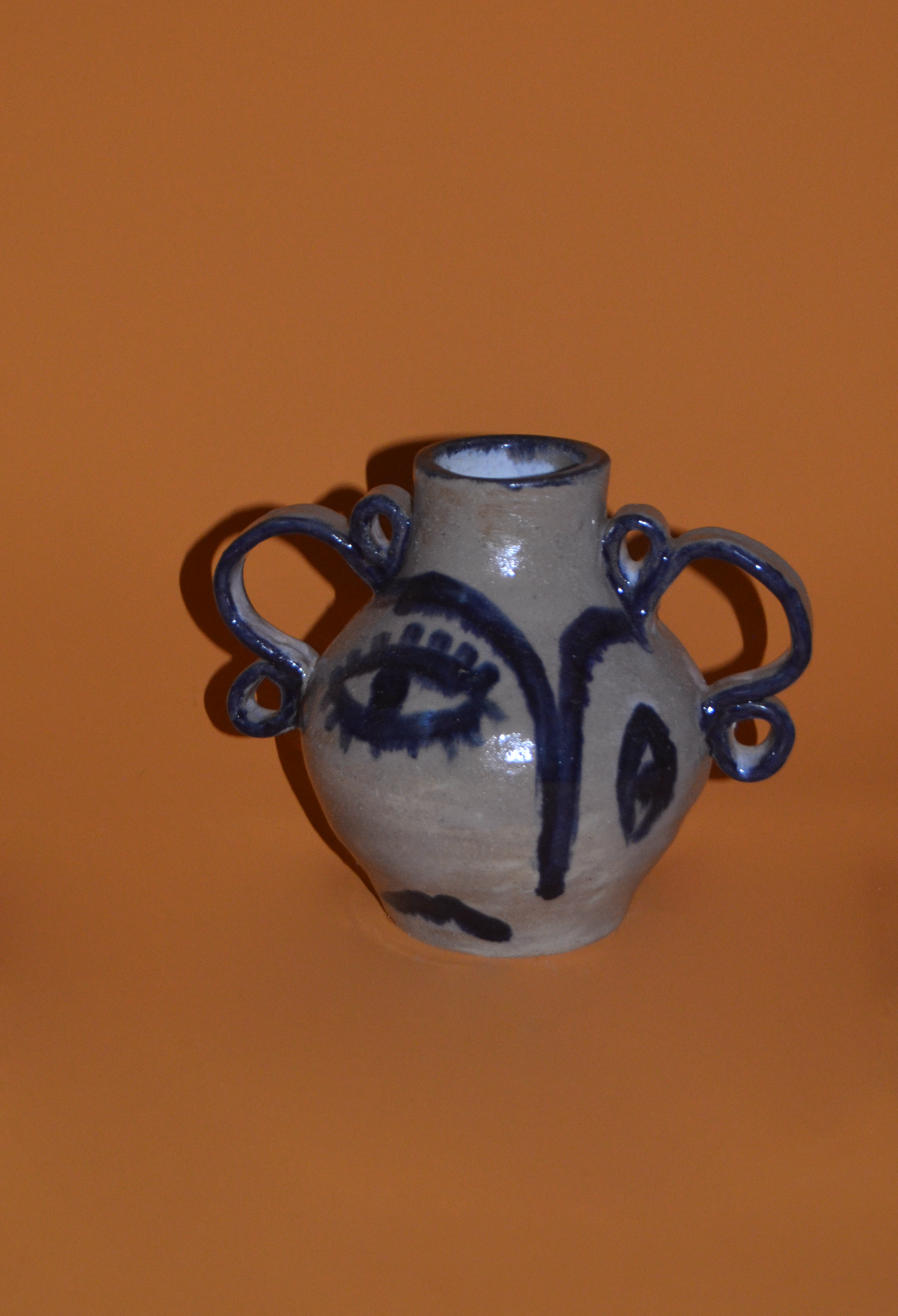 Ceramic Blue Vase 1