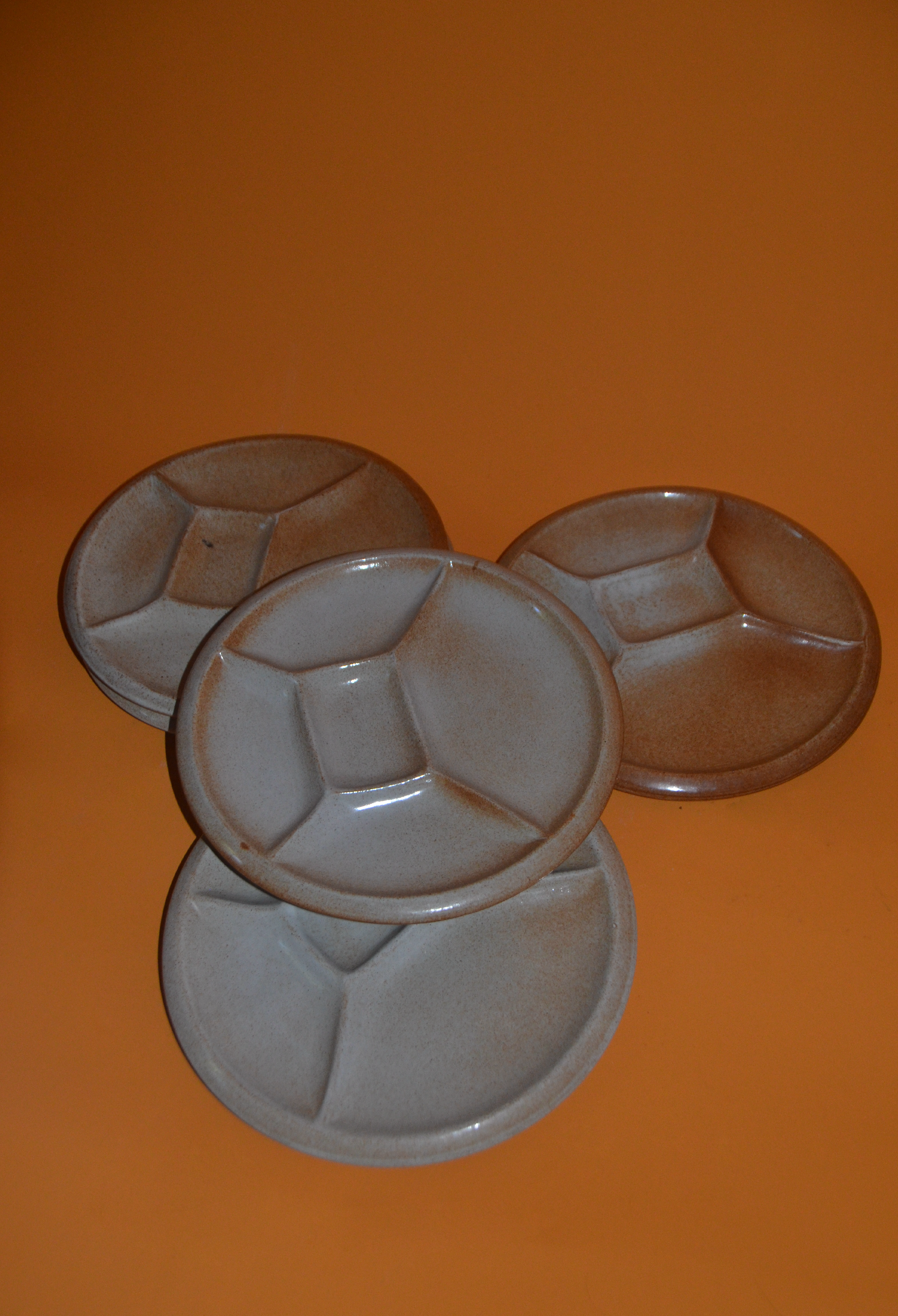 Divided Plates Grès De Brenne