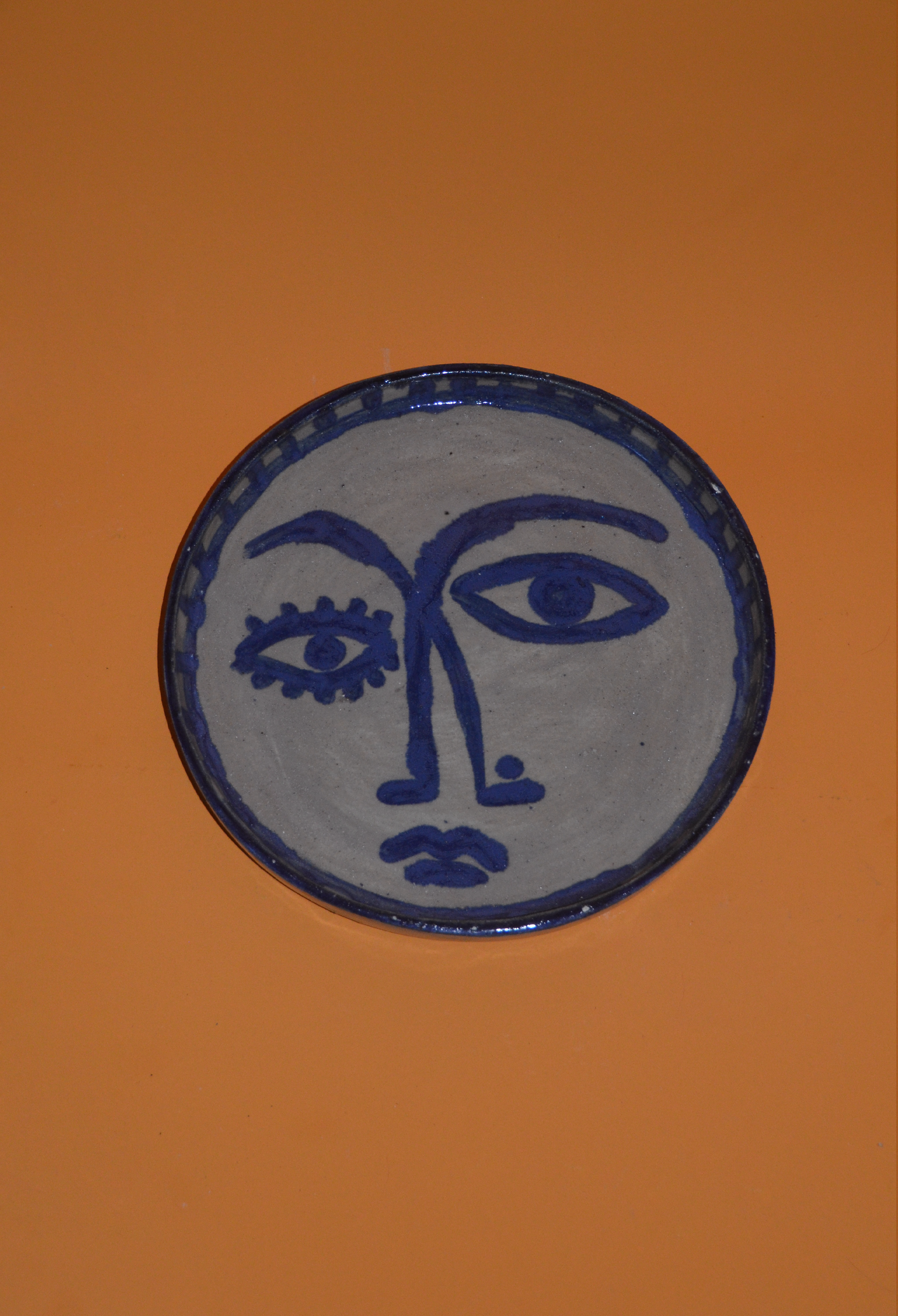 Ceramic Blue Serving Plate