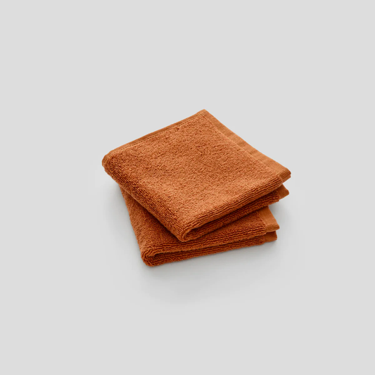 IN BED | 100% Organic Cotton Hand Towel | Toffee